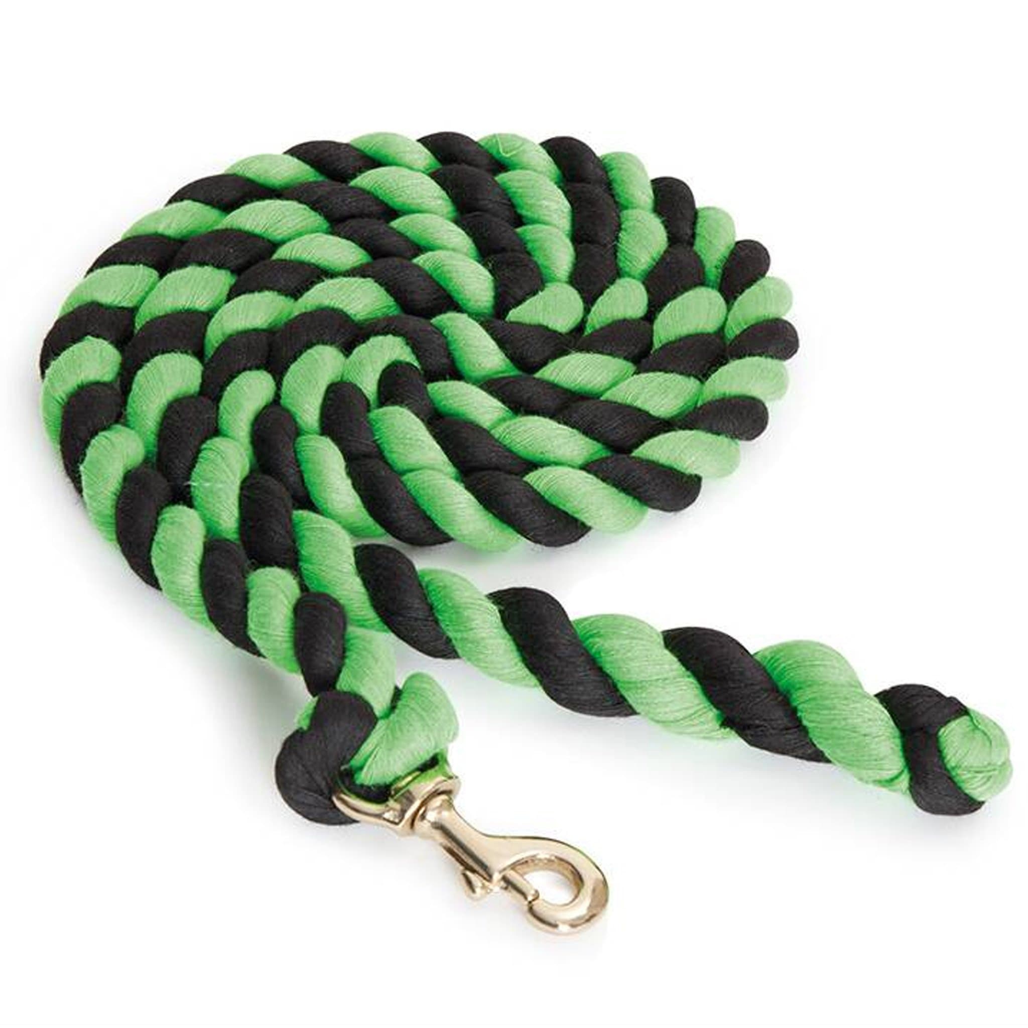 Shires Trigger Clip Lead Rope - Black/Lime