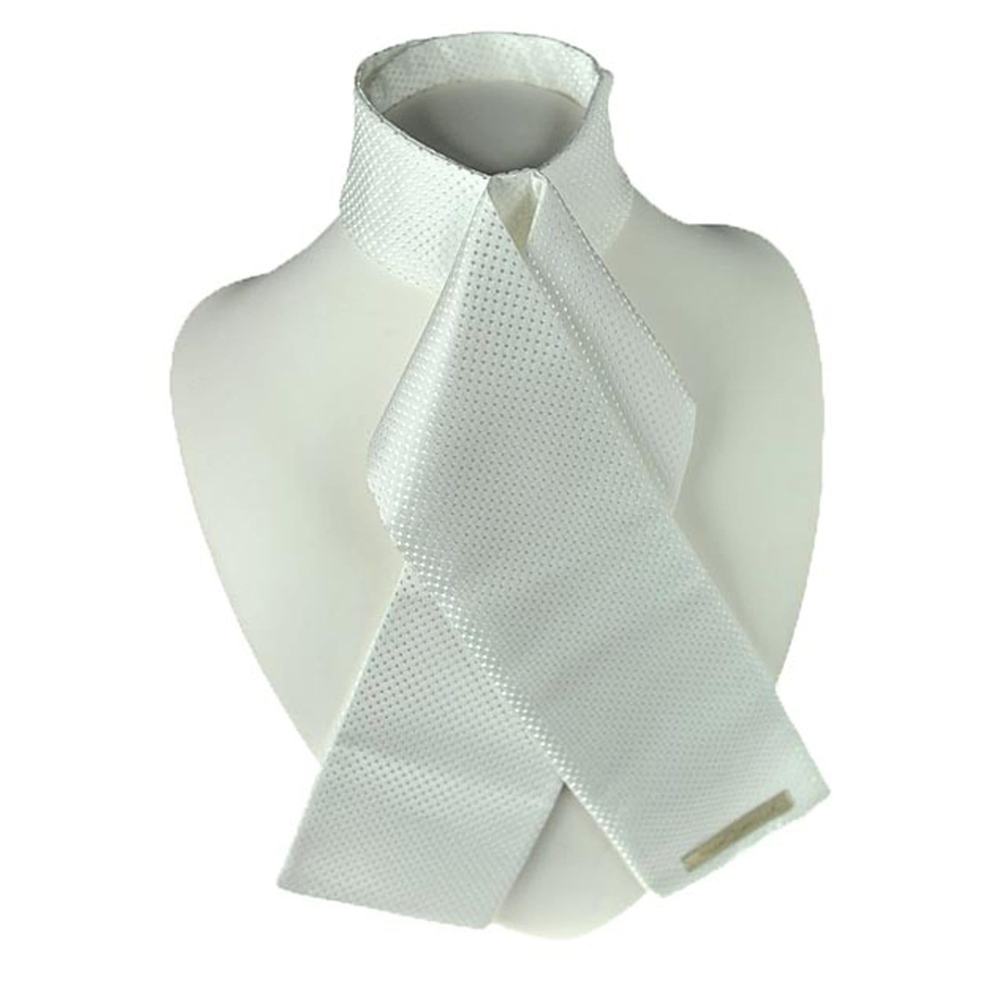 ShowQuest Vintage Devises Pre-tied Stock 19247 White