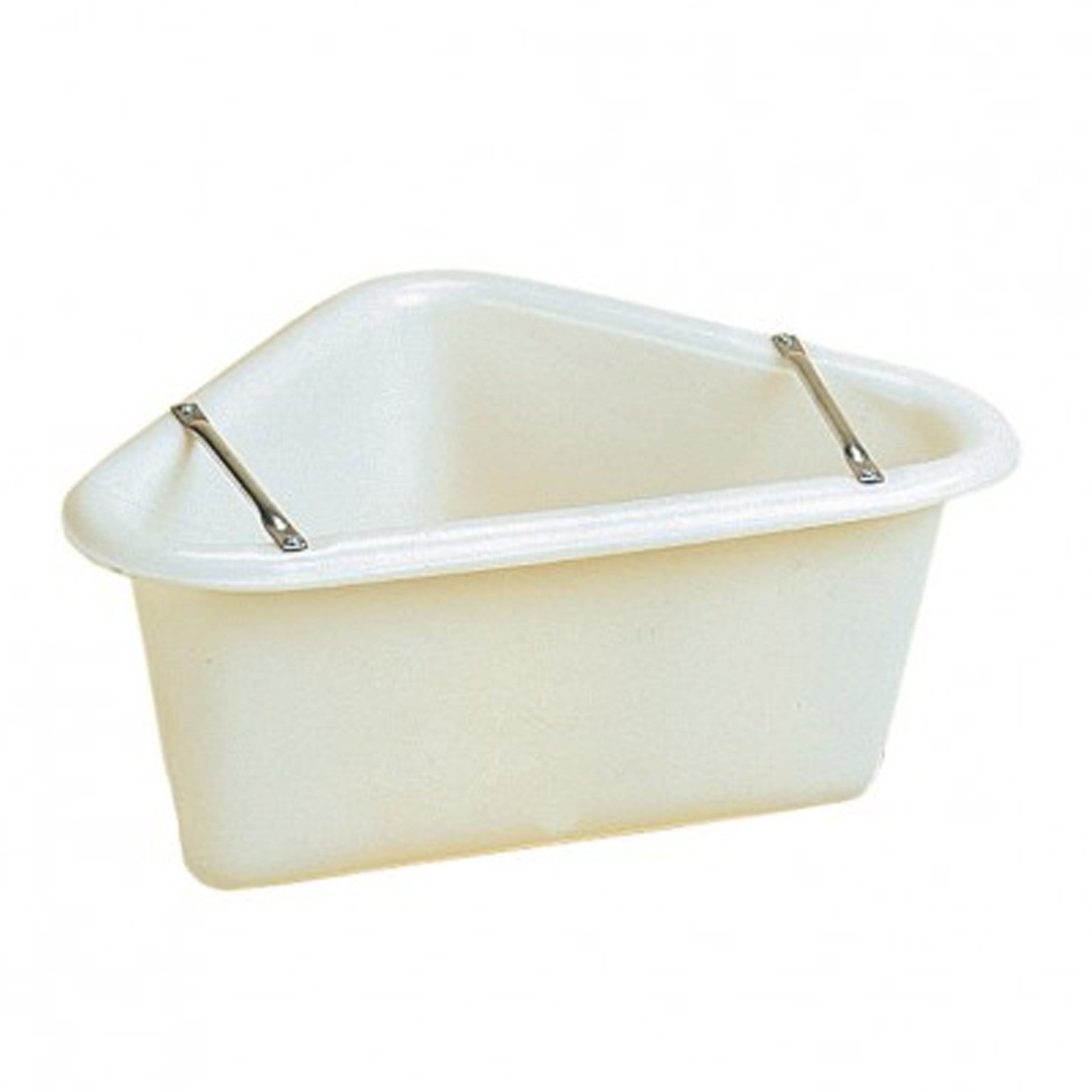 Stubbs Plastic Corner Manger - White