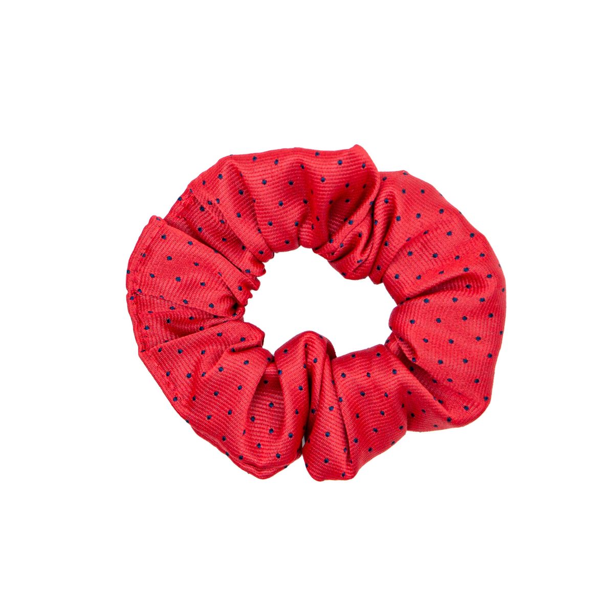 Supreme Products Show Scrunchie - Red/Navy Spot