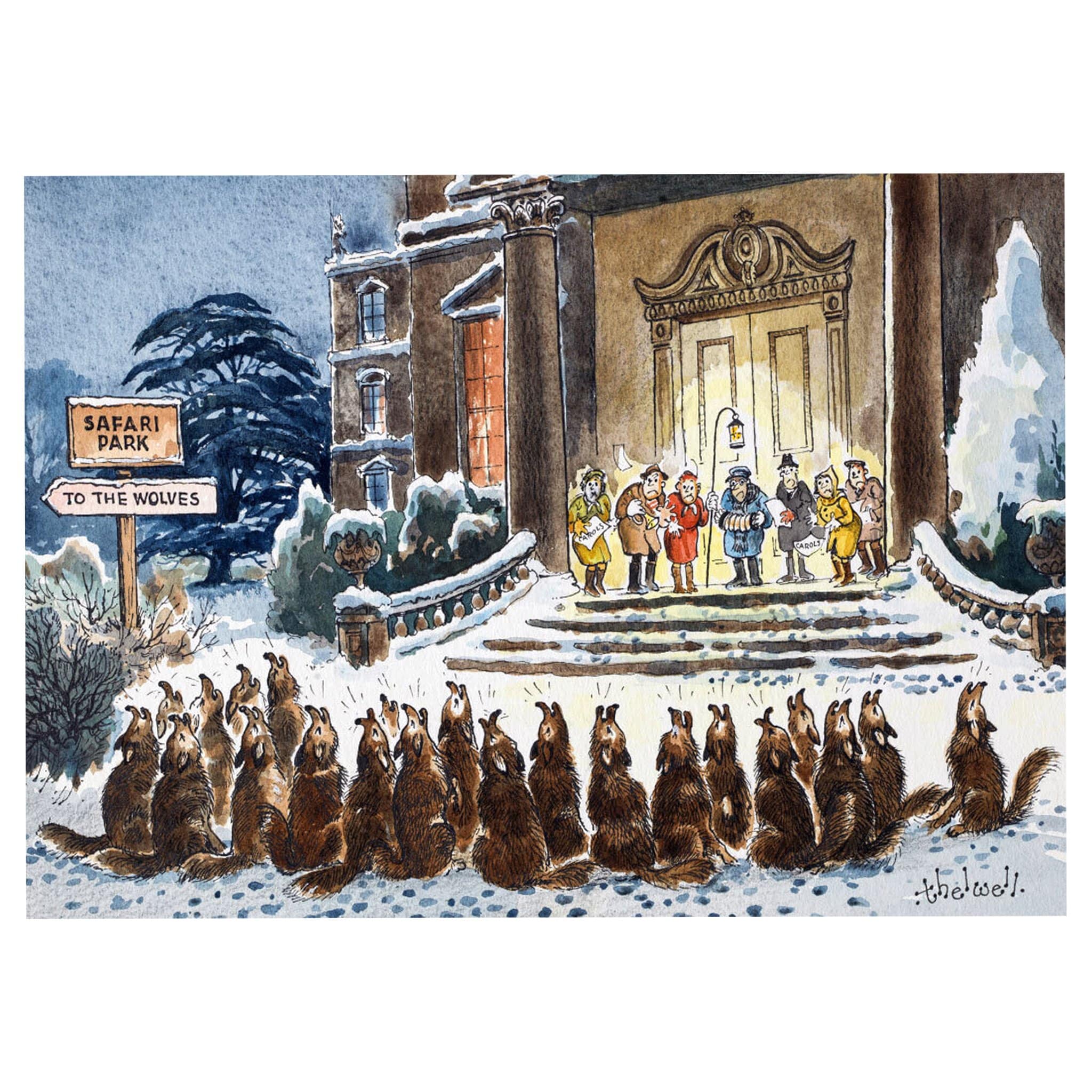 Thelwell Carol Singers Christmas Card THELXMAS017