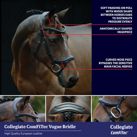 Collegiate ComFiTec Vogue Bridle
