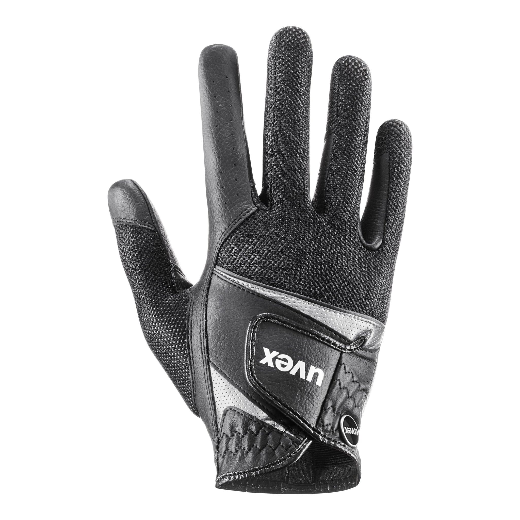 Uvex Sumair Riding Gloves - 9 · Black and Silver