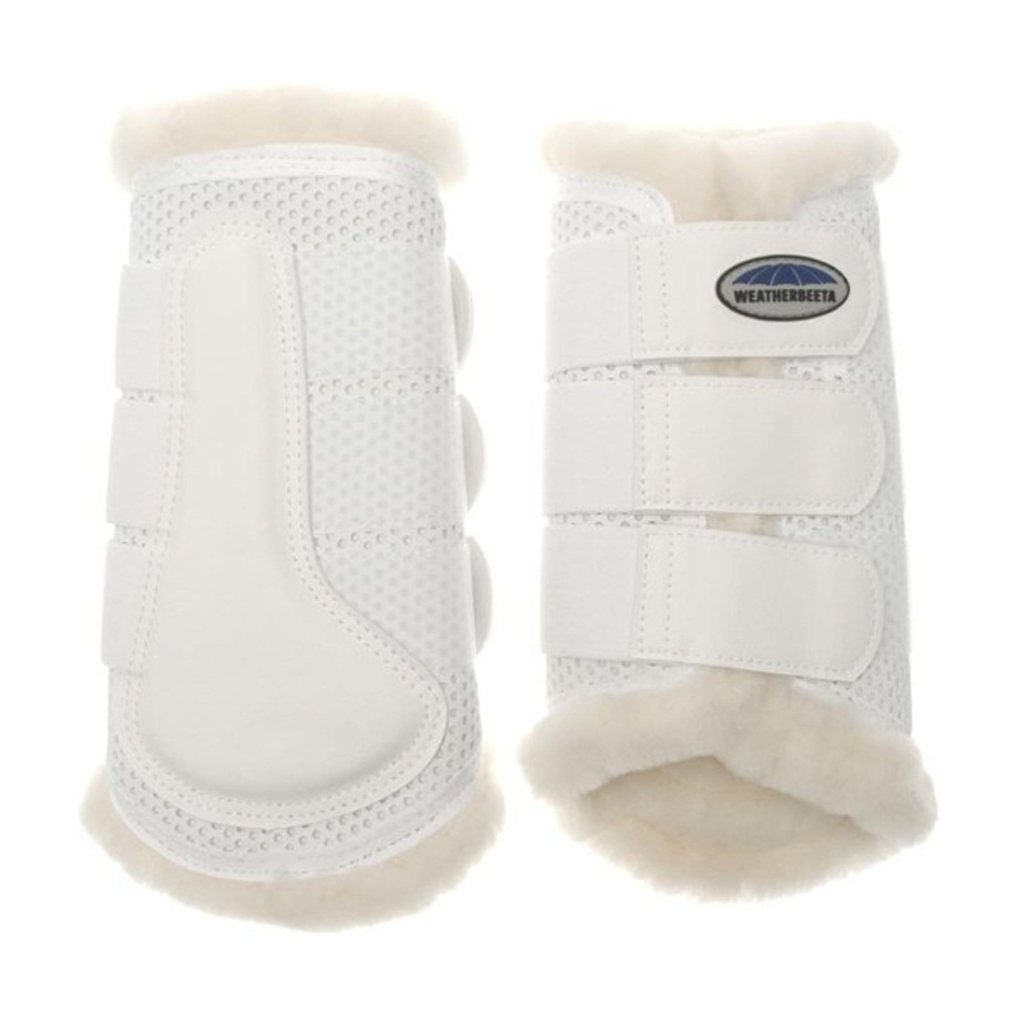 Weatherbeeta Pure Wool Lined Exercise Boots - Full · White