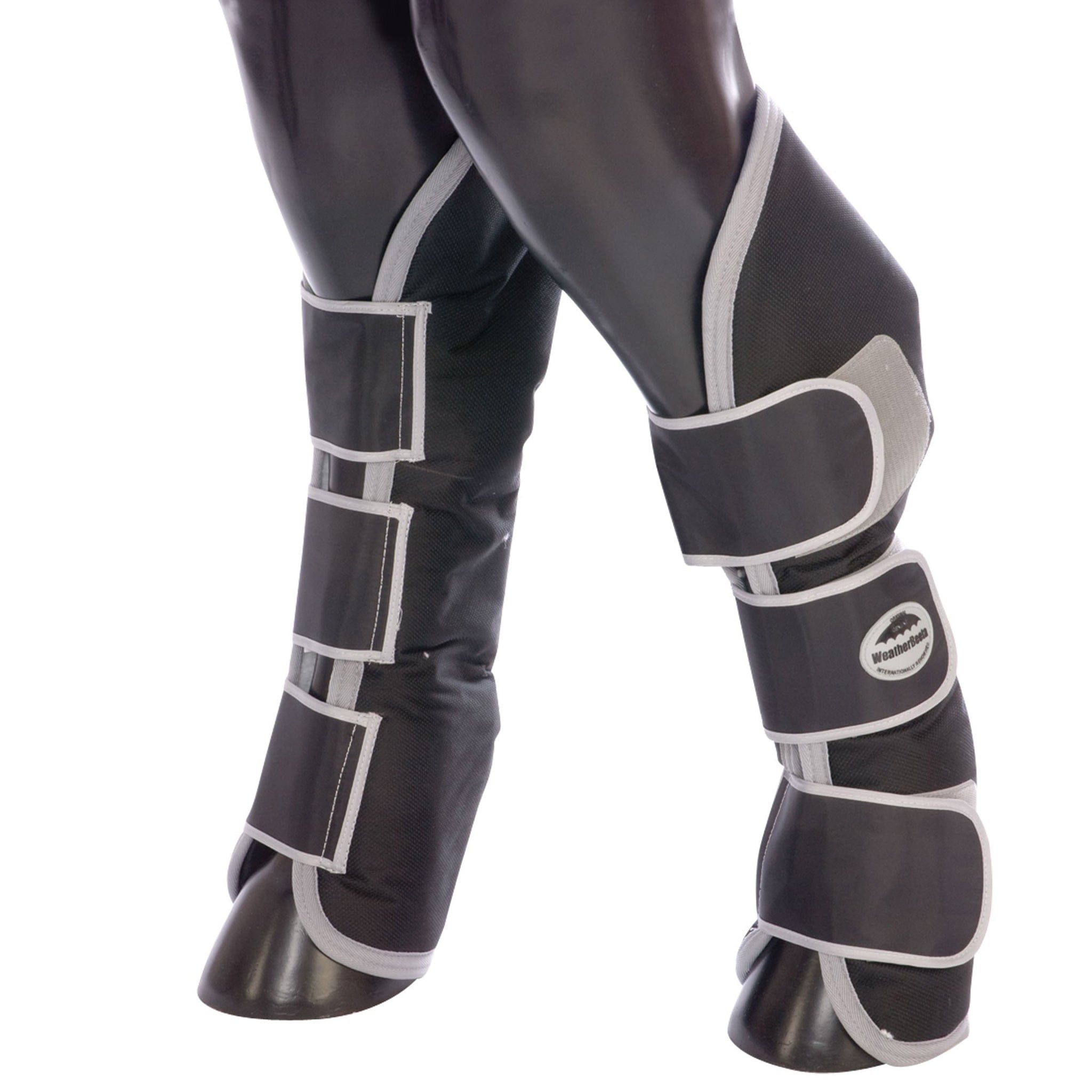 Weatherbeeta Travel Boots - Pony · Black and Silver