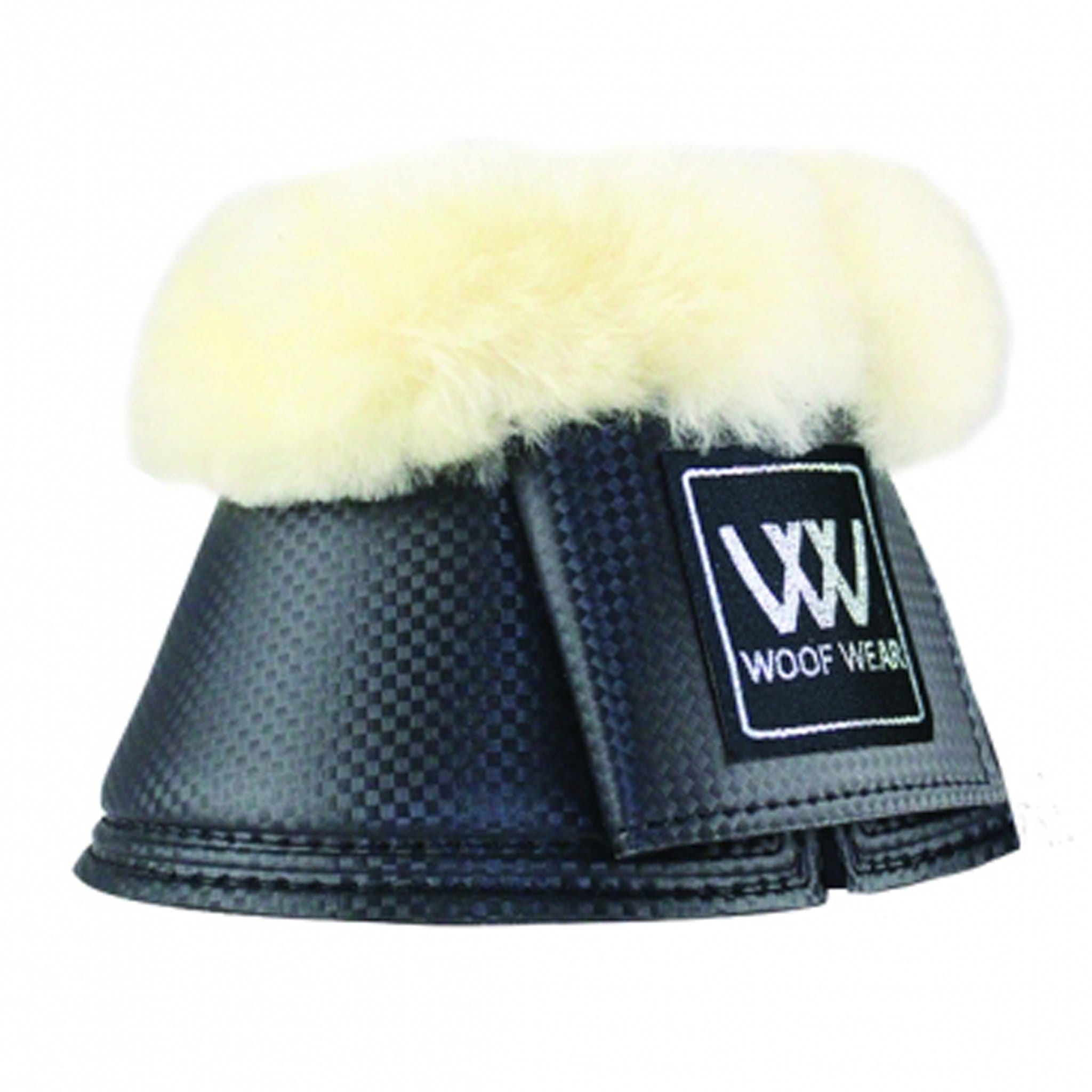 Woof Wear Pro Faux Sheepskin Over Reach Boots Black WB0051