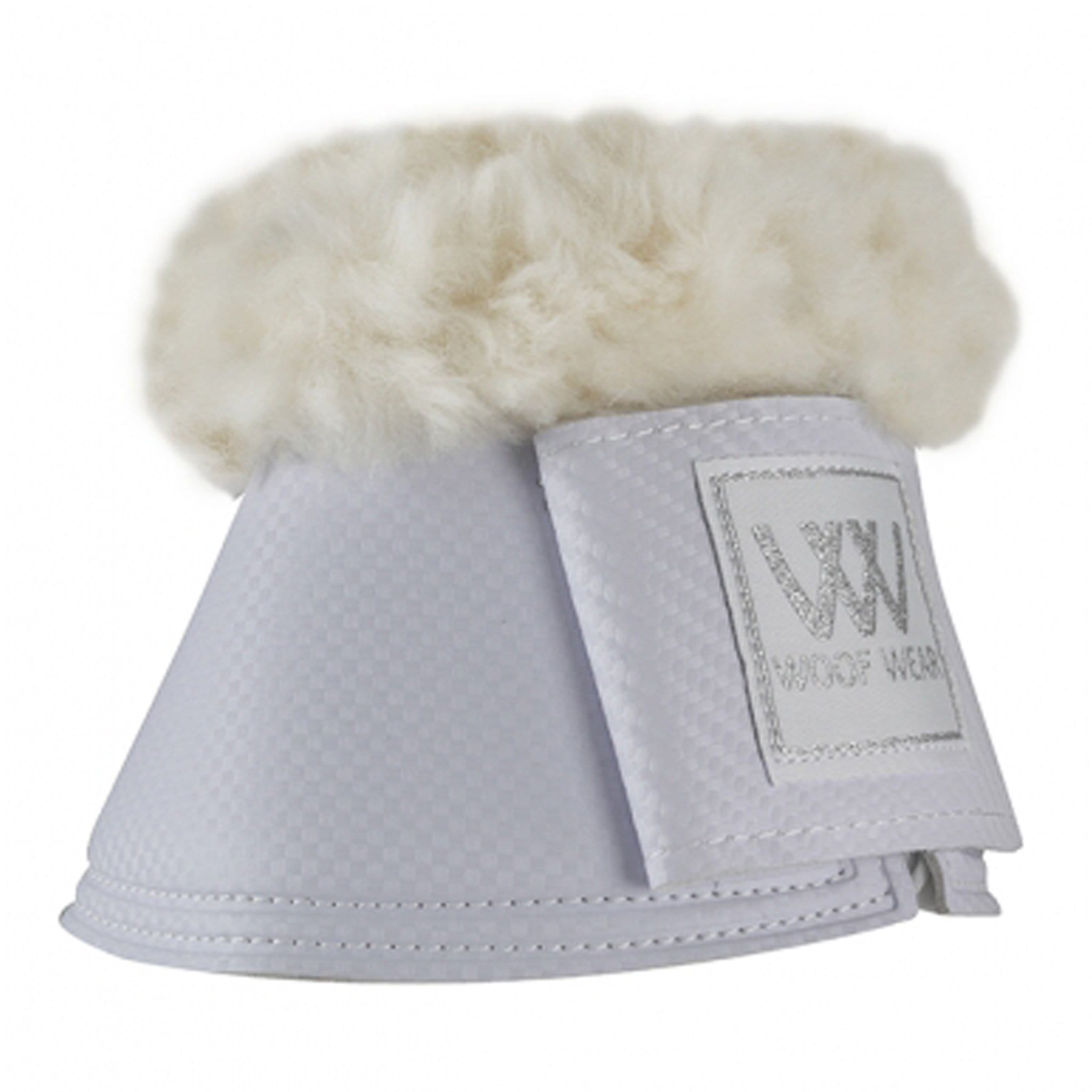Woof Wear Pro Faux Sheepskin Over Reach Boots White WB0051