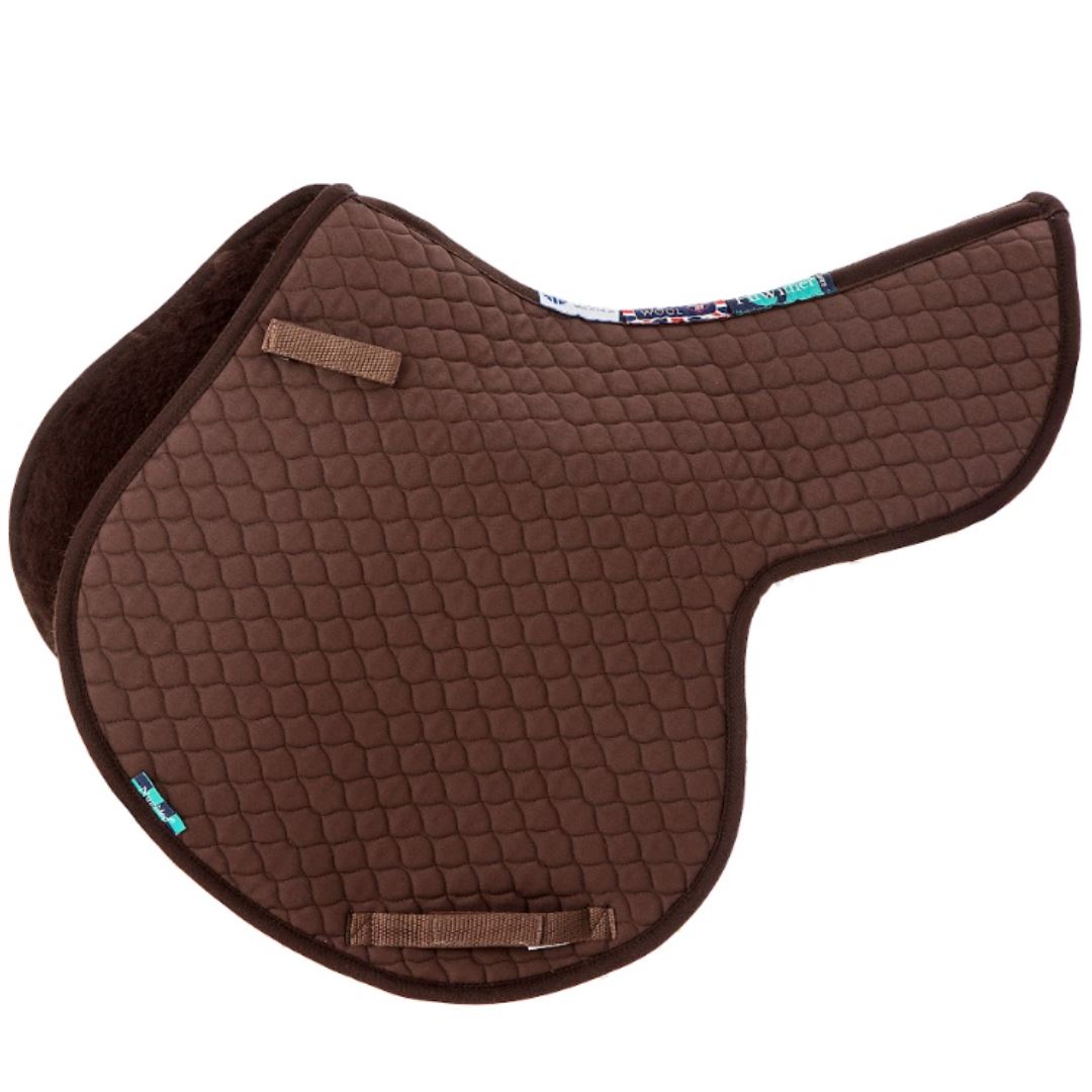 Nuumed Full Wool Close Contact Numnah (NM02C CC) Brown - Medium