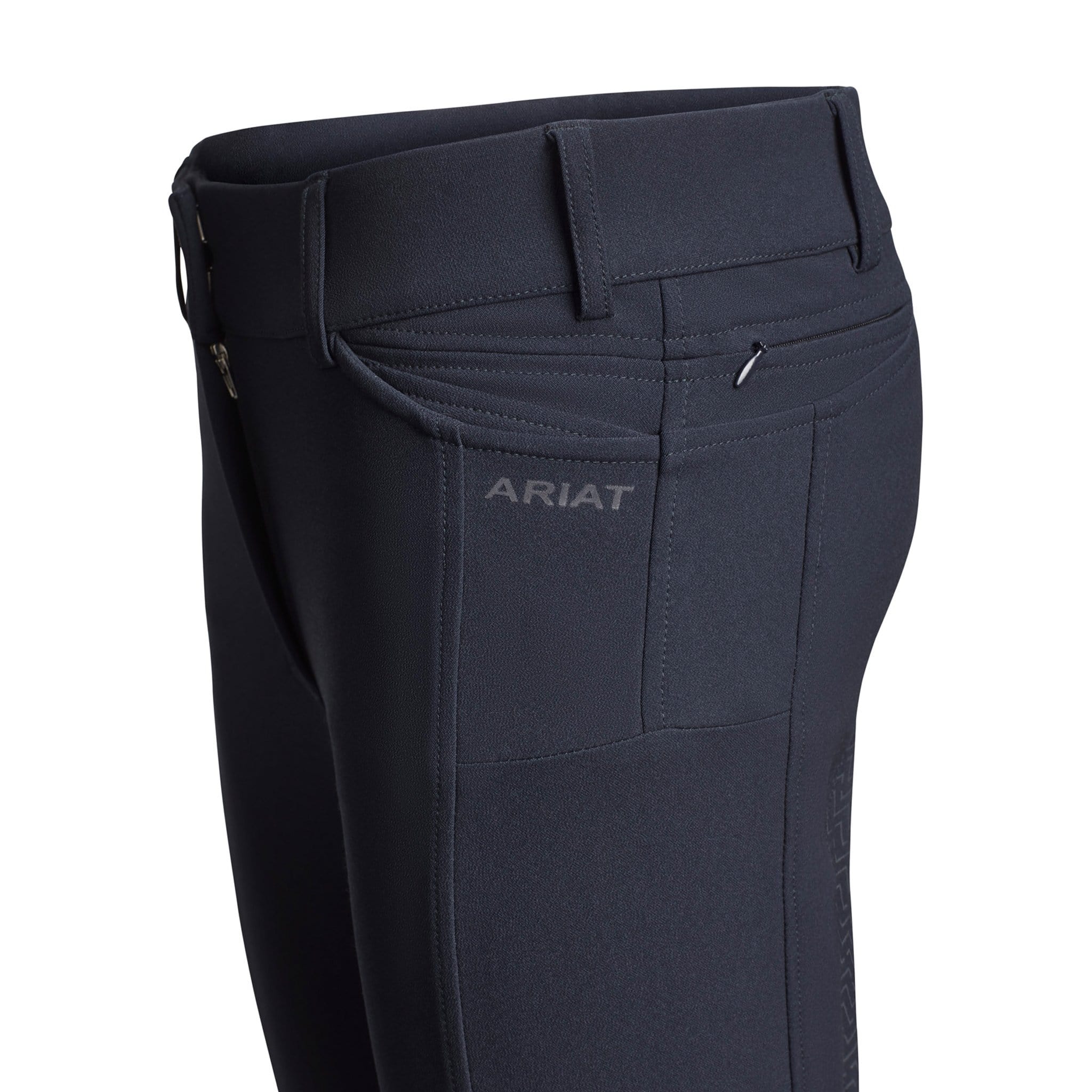 Ariat Prelude Silicone Full Seat Breeches 10034790 Navy Pockets