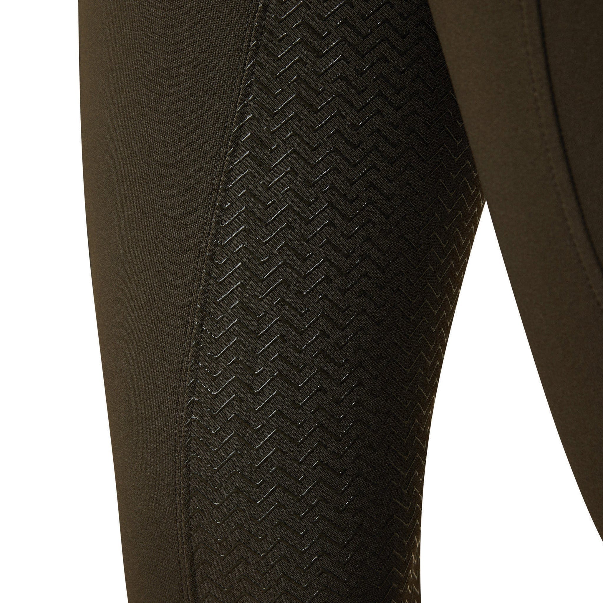 Ariat Prelude Silicone Full Seat Breeches 10034790 Relic Green Silicone Grip Close Up