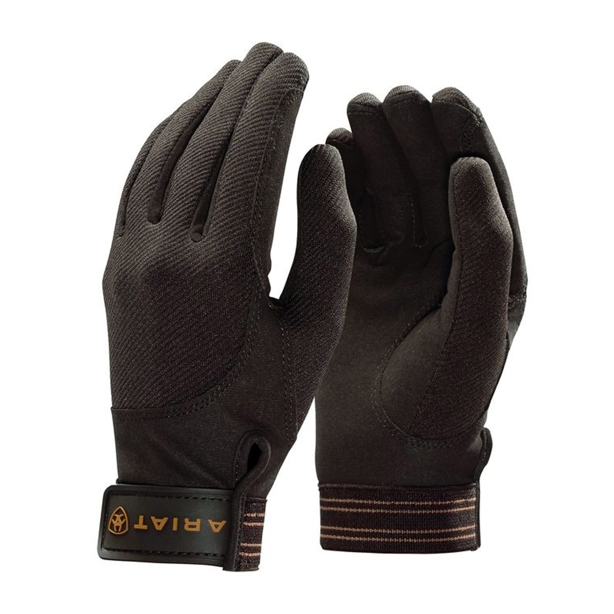 Ariat Tek Grip Gloves - 6 · Dark Brown