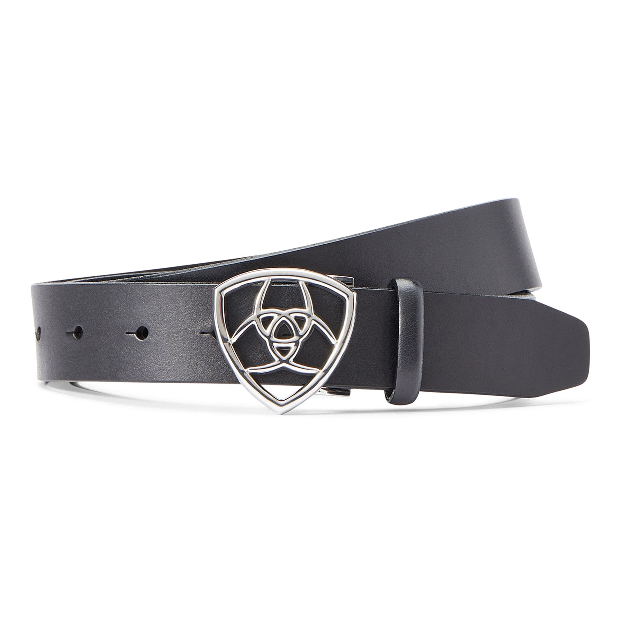 Ariat The Shield Belt 10043947 Black and Pewter