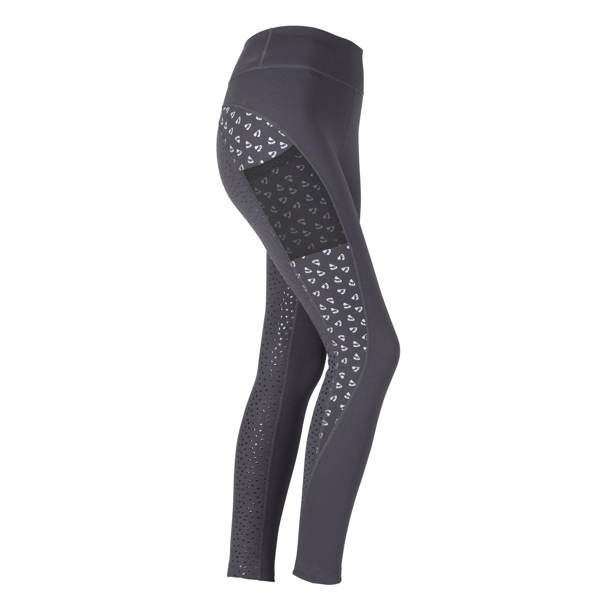 Aubrion Coombe Silicone Full Seat Riding Tights Reflective