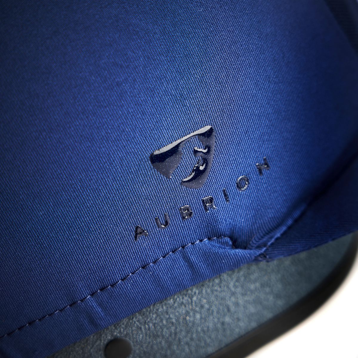 Aubrion Mesh Hat Cover Navy Logo