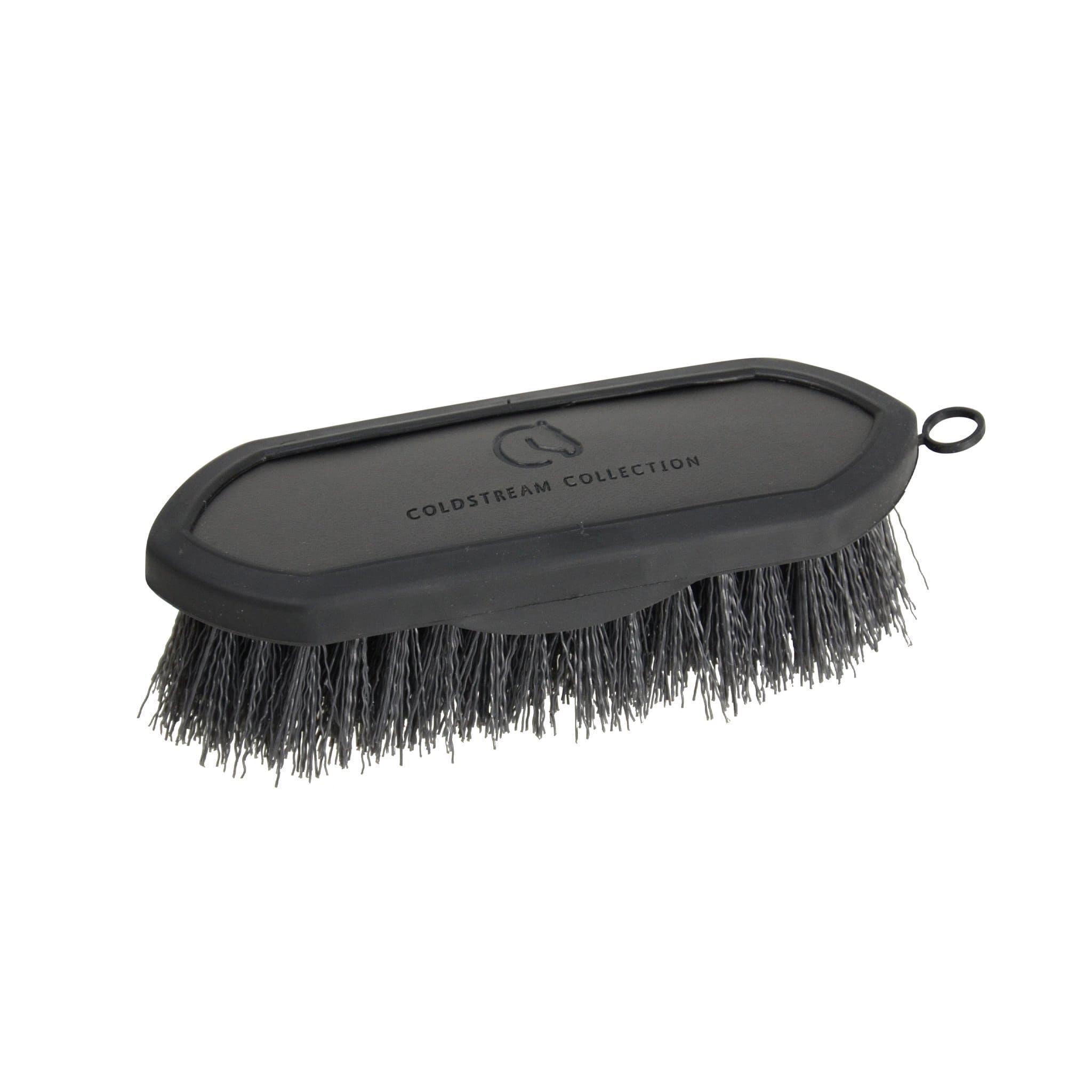 Coldstream Faux Leather Dandy Brush - Charcoal and Black