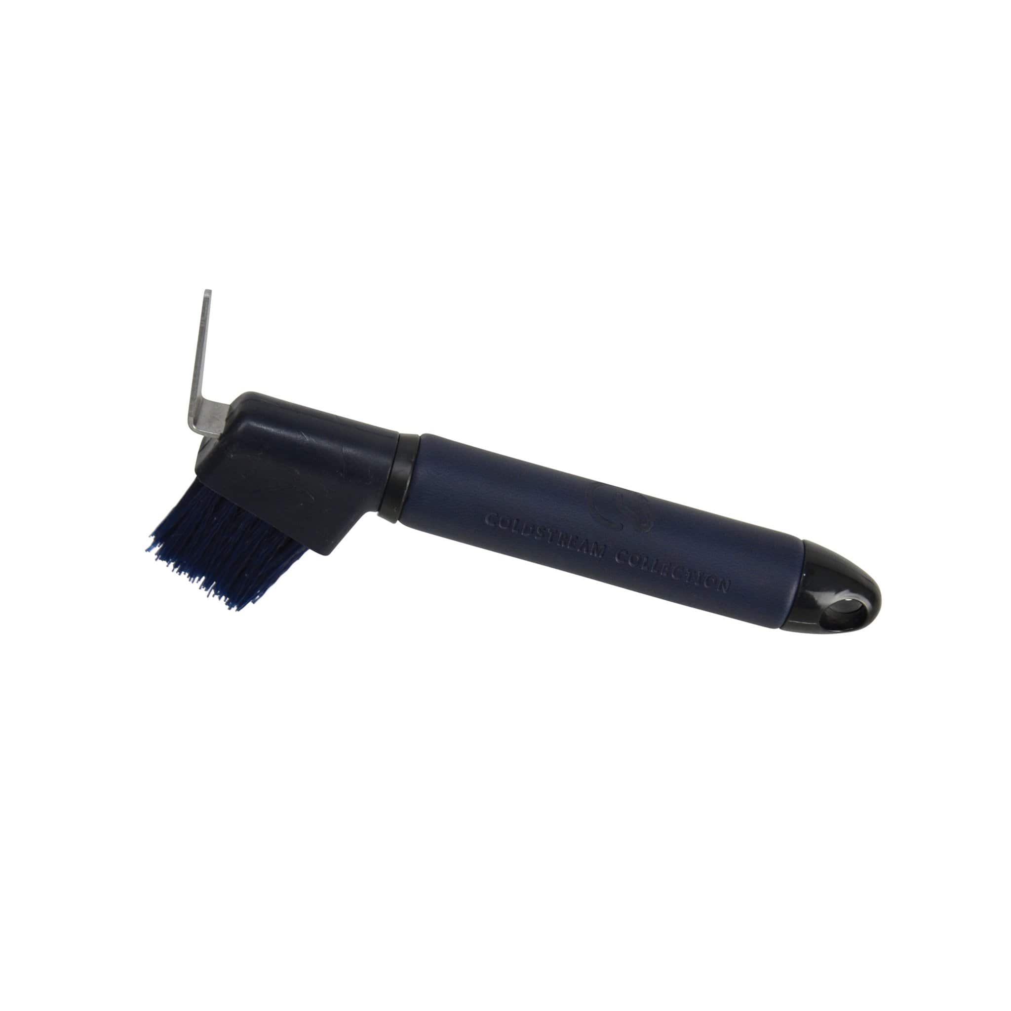 Coldstream Faux Leather Hoof Pick - Navy and Black