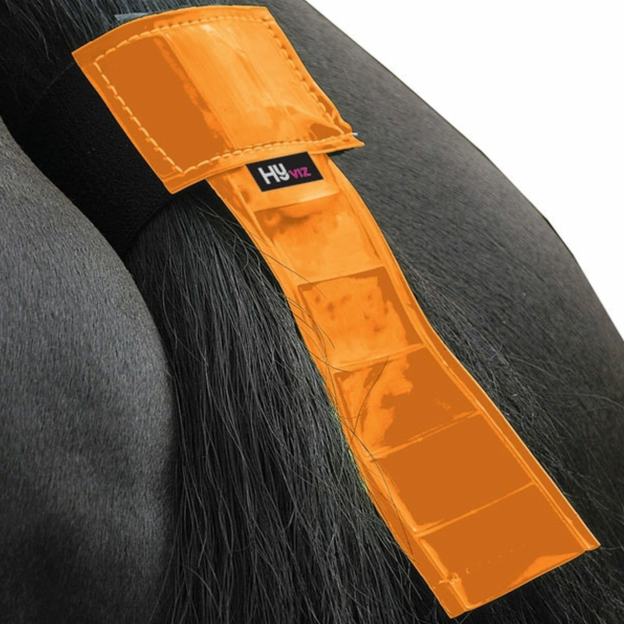 Hy Equestrian Hi Viz Tail Band - Orange