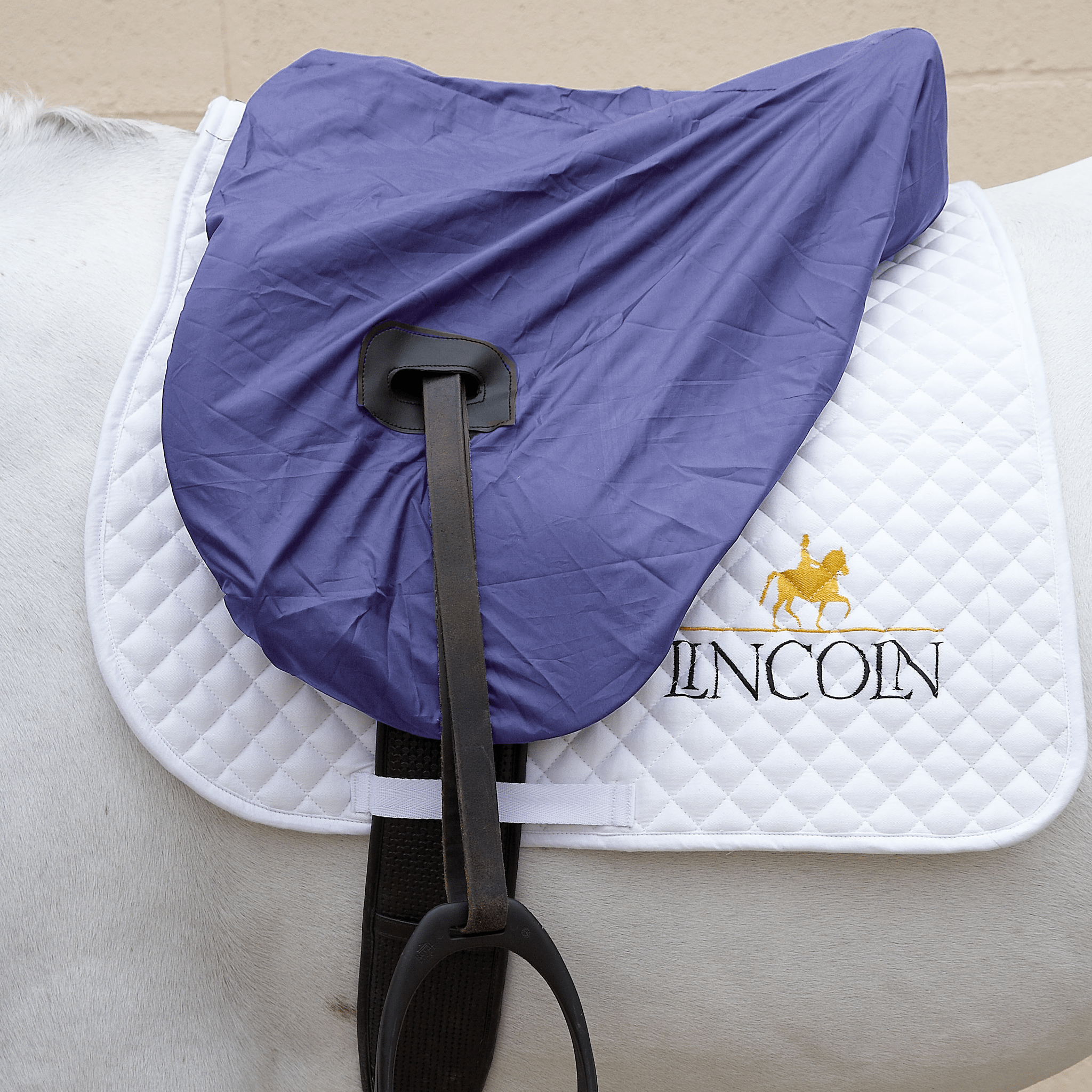 Hy Equestrian Waterproof Ride on Saddle Cover - Purple