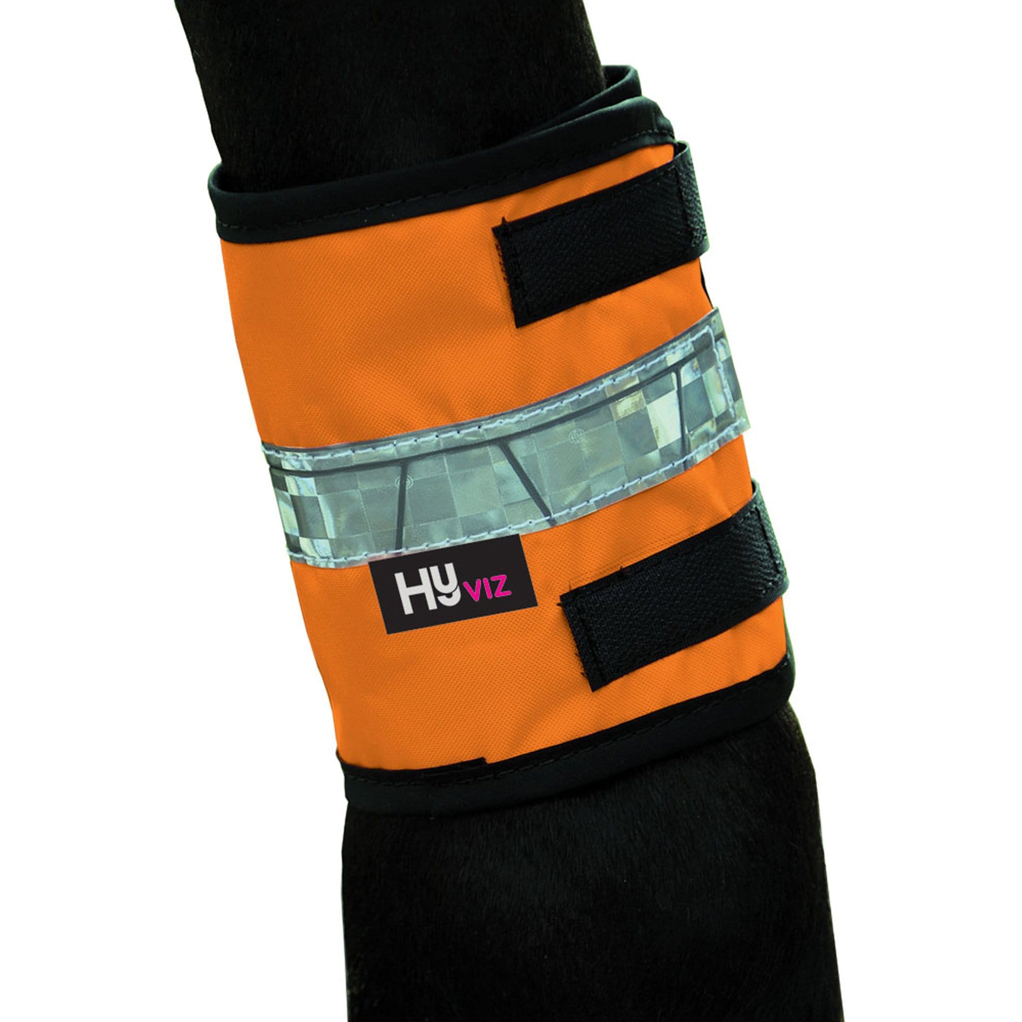 Hy Equestrian Hi Viz Leg Bands - Orange · Pony