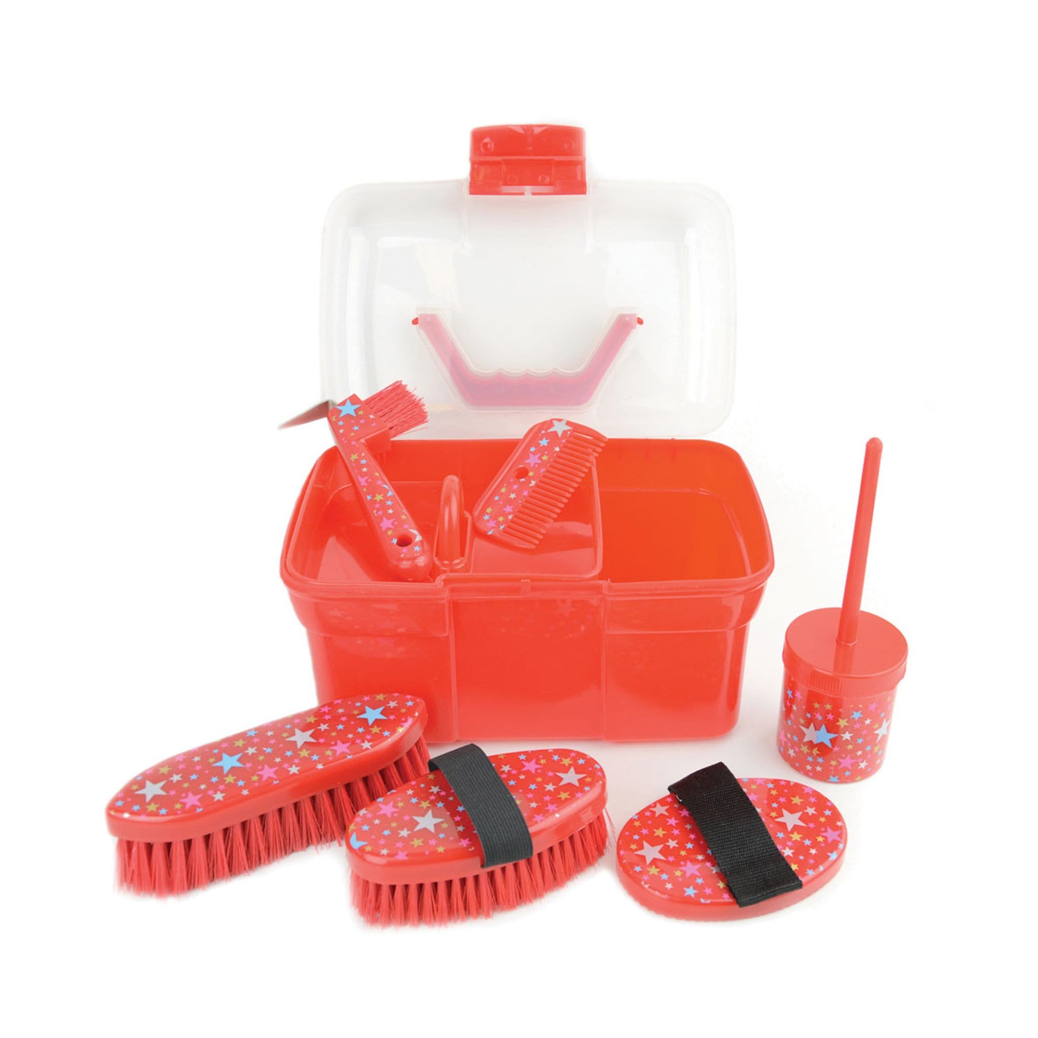 Lincoln Star Pattern Grooming Kit Red 2869