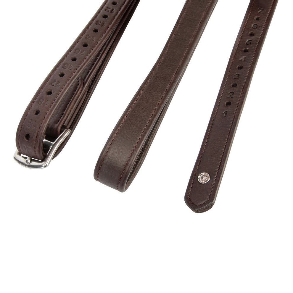 Velociti Lusso Wrapped Stirrup Leathers Tan 1" x 48"