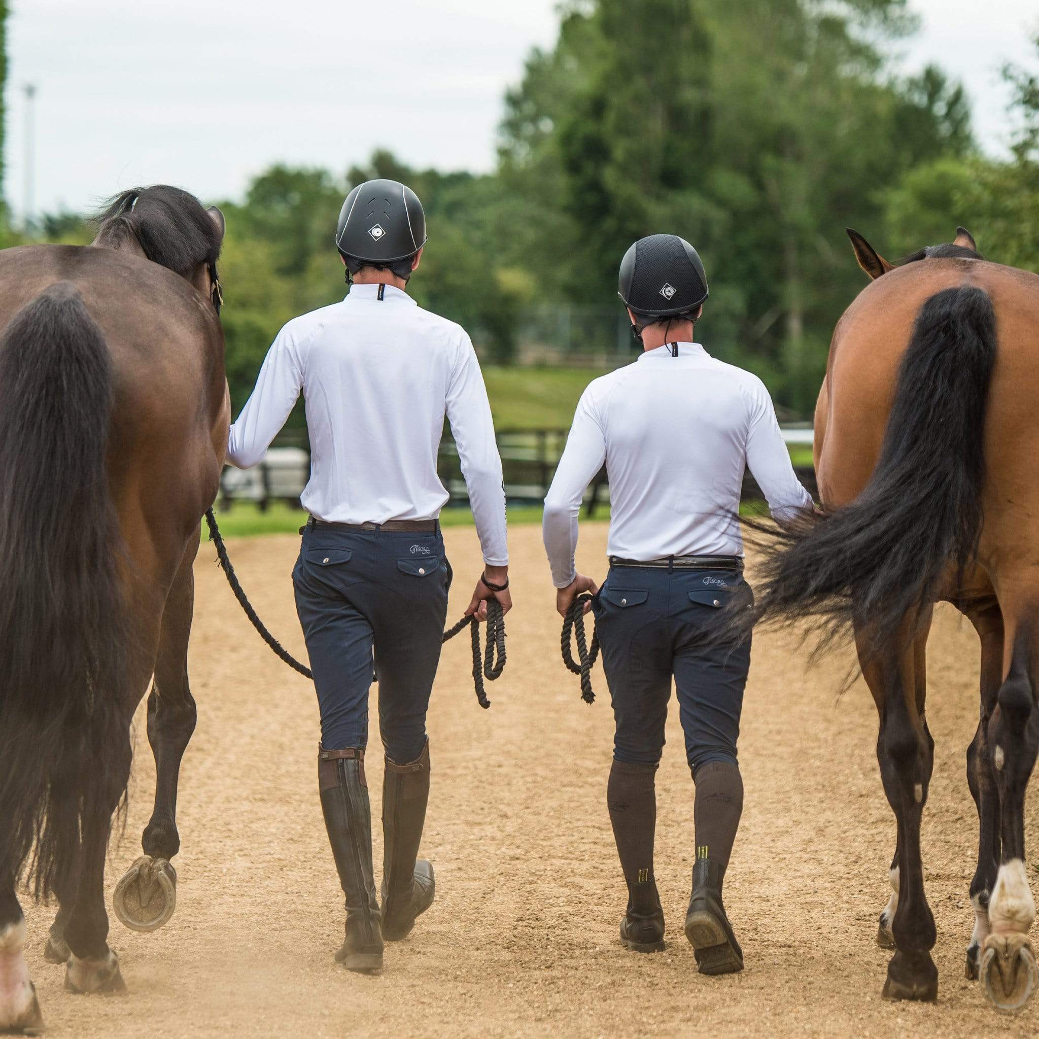 Charles Owen Ayr8 Plus Leather Look Riding Hat