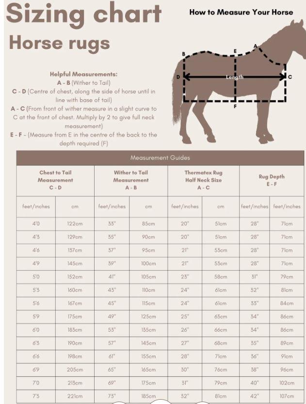 Thermatex Original Pony Cooler Rug (PSHR) Royal Blue with Navy Trim - Size 4'0