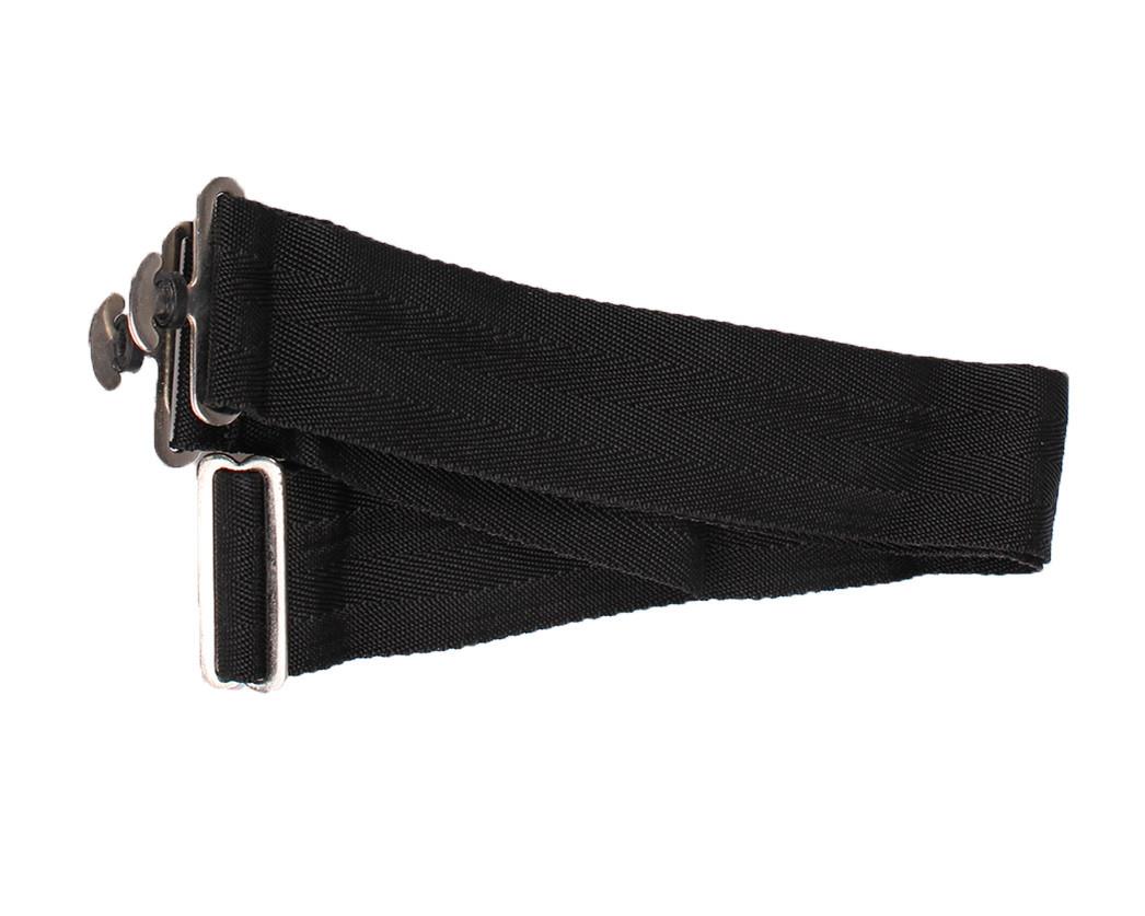 Qhp Adjustable Surcingles - Size Full - Black - Full · Black