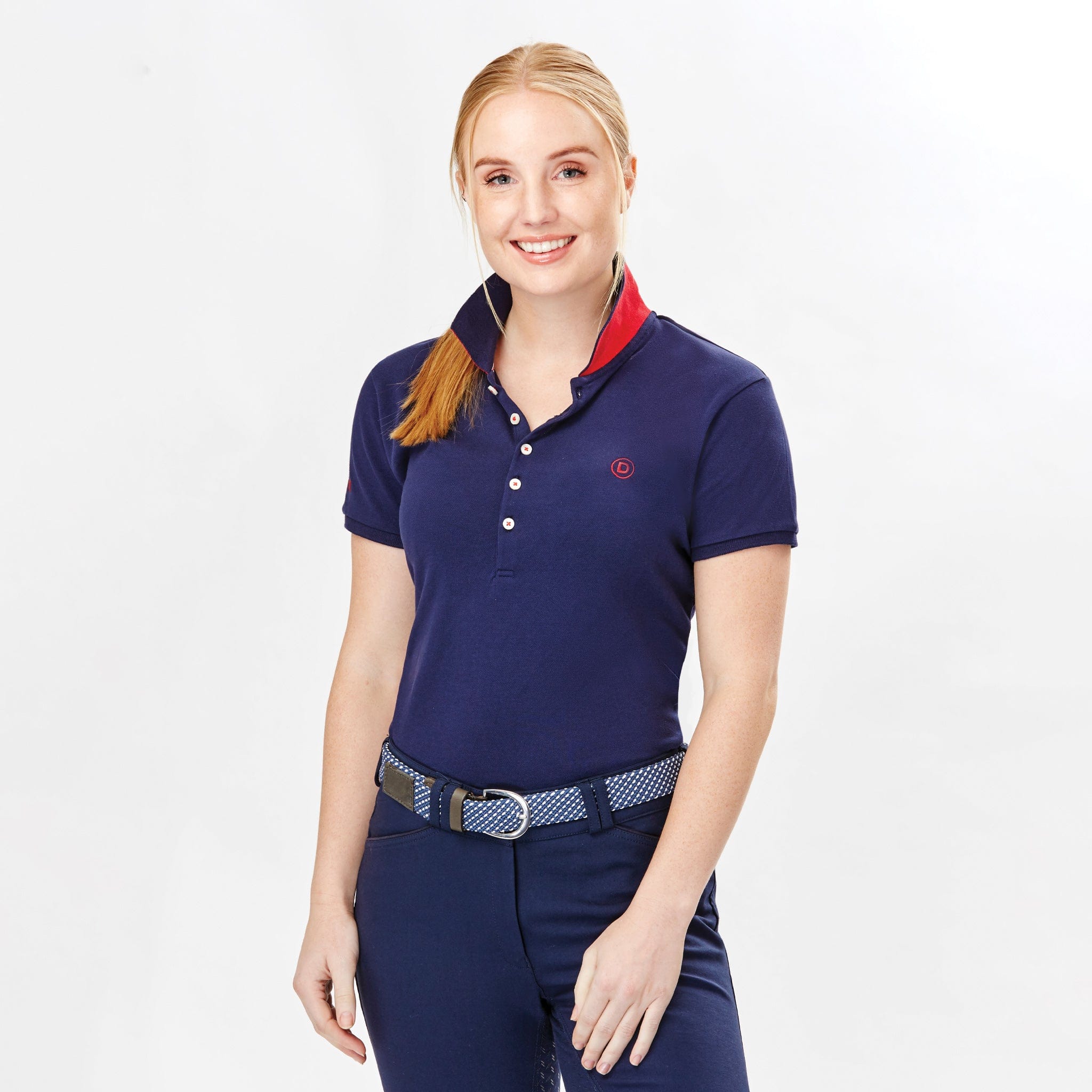 Dublin Lily Cap Sleeve Polo