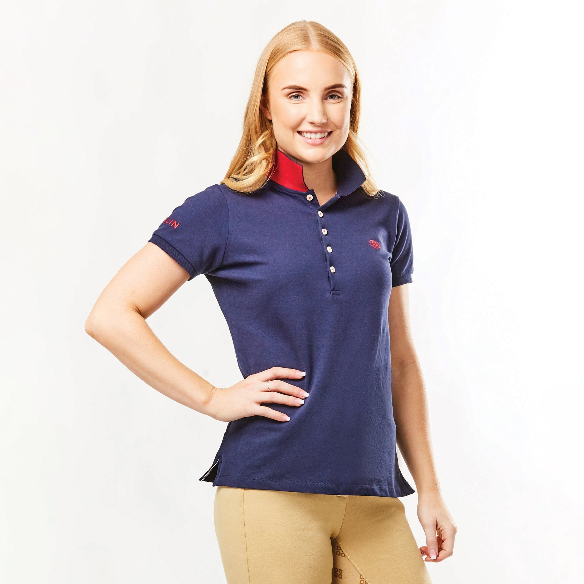 Dublin Lily Cap Sleeve Polo