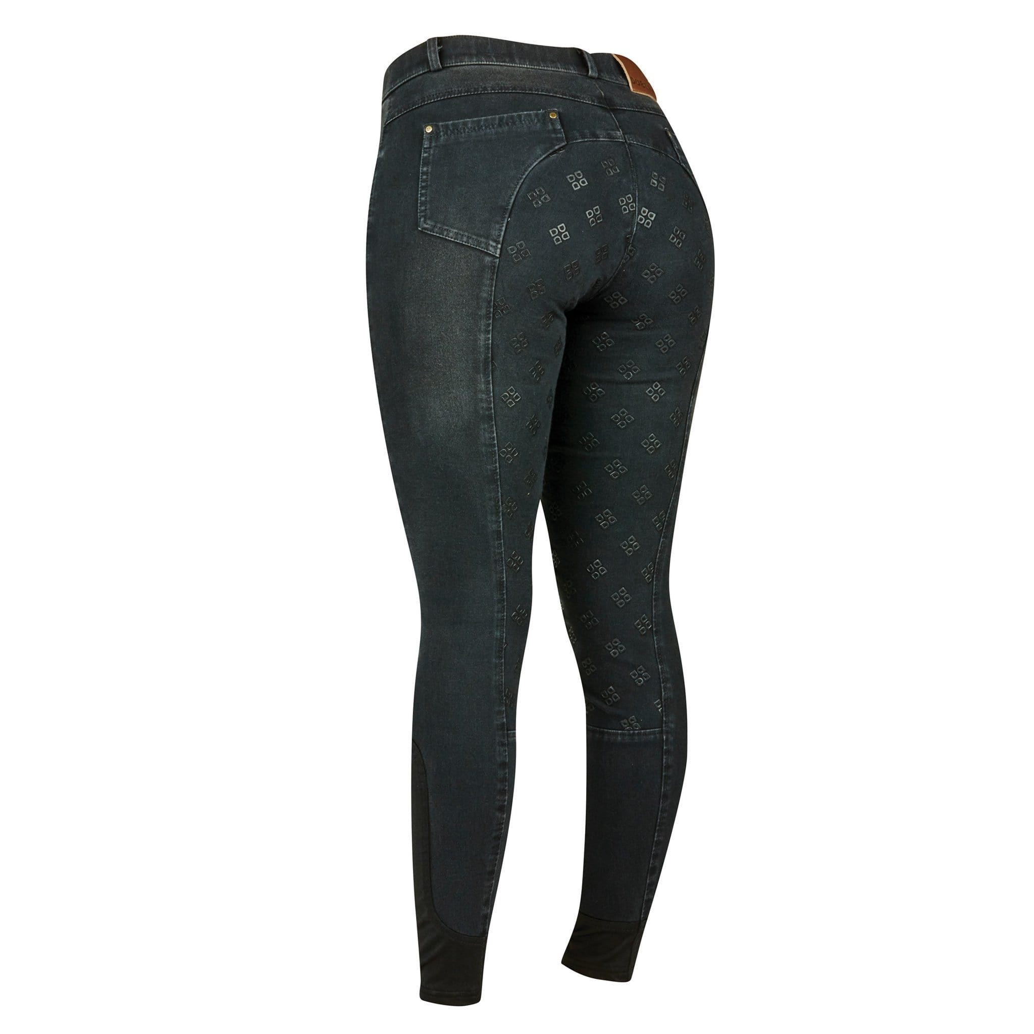 Dublin Shona Denim Print Silicone Full Seat Breeches