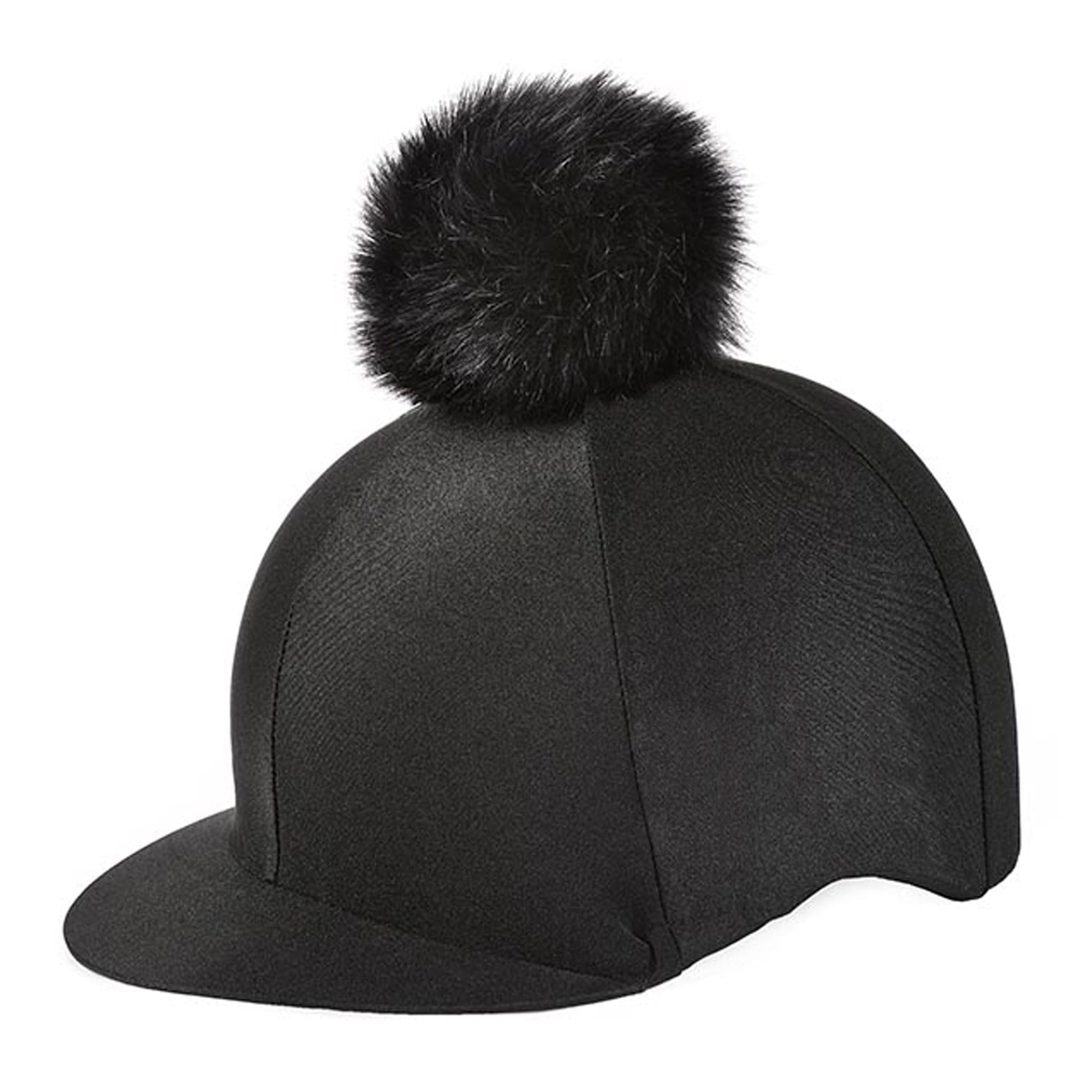 Housse De Chapeau En Lycra Elico Aberford - Bleu Marine Avec Pompons, Protège Et Habille Tes Chapeaux !