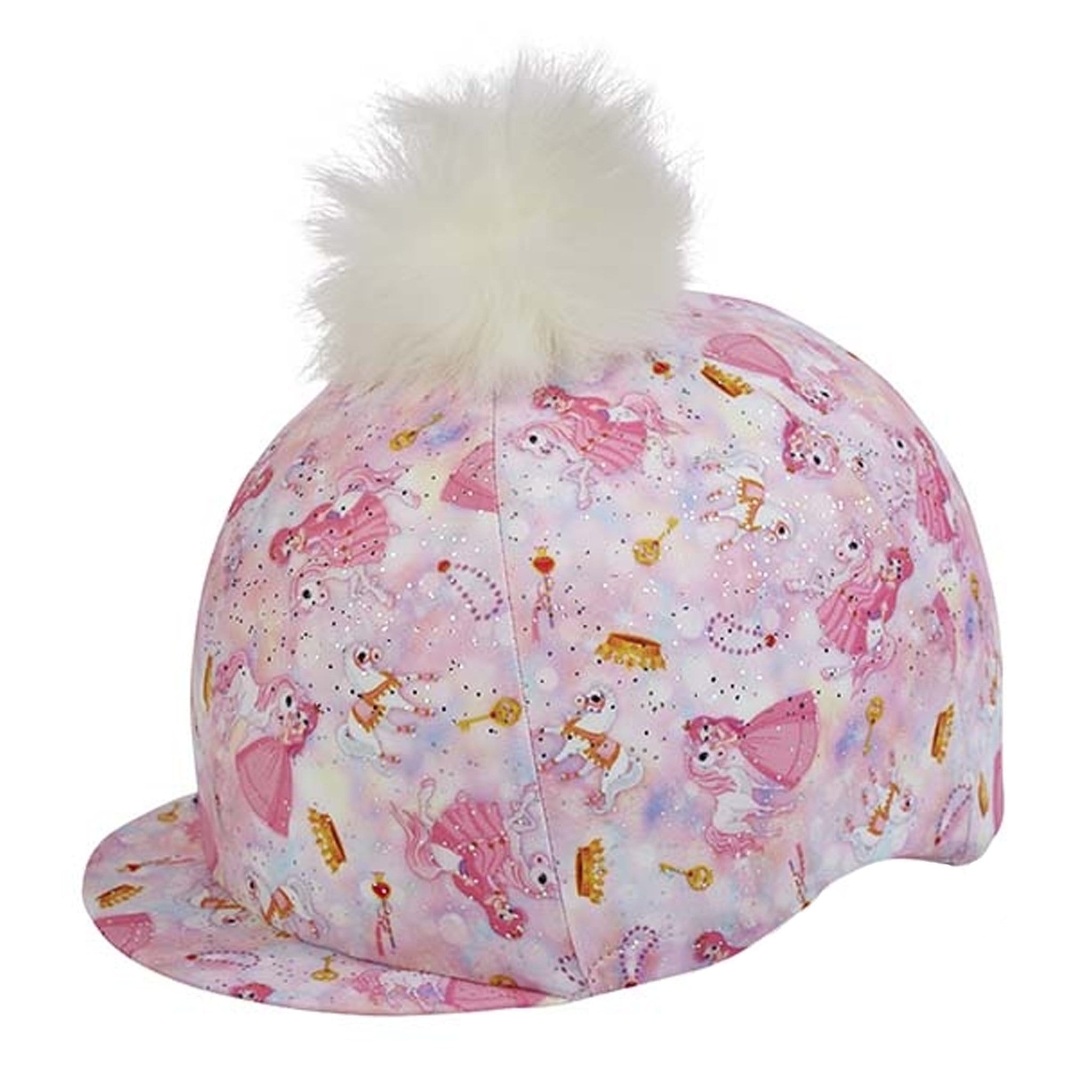 Elico Pony Princess Fantasia Lycra Hat Silk Pink 