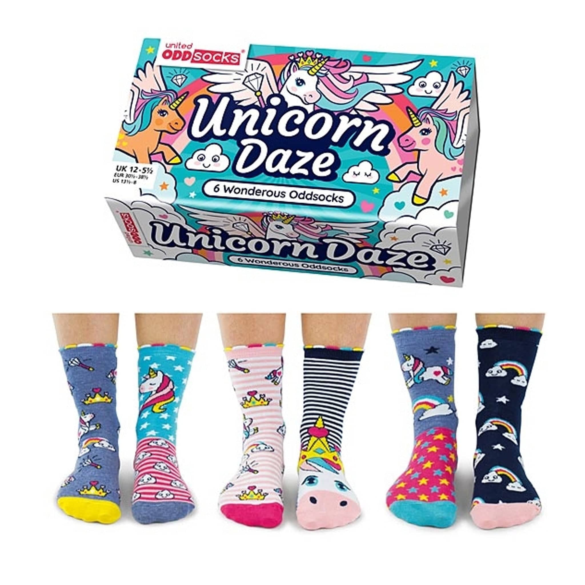 Elico Children's Unicorn Daze Gift Box of Socks
