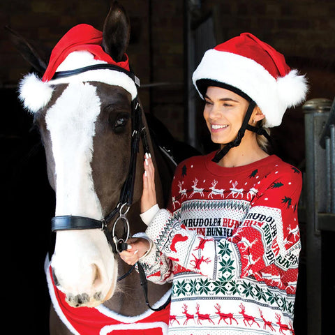 Equetech Children's Santa Hat Silk