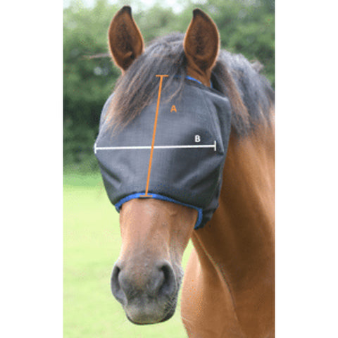 Equilibrium Field Relief Midi Fly Mask Without Ears Size Guide Image