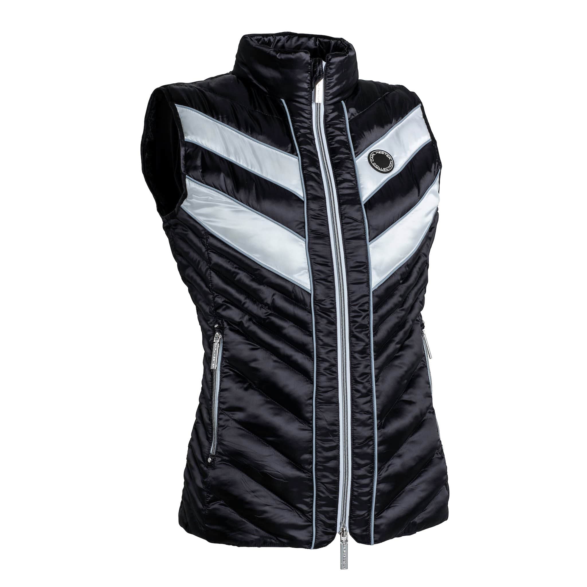 Equisafety Carl Hester Azar Quilted Gilet CHC2 White Front