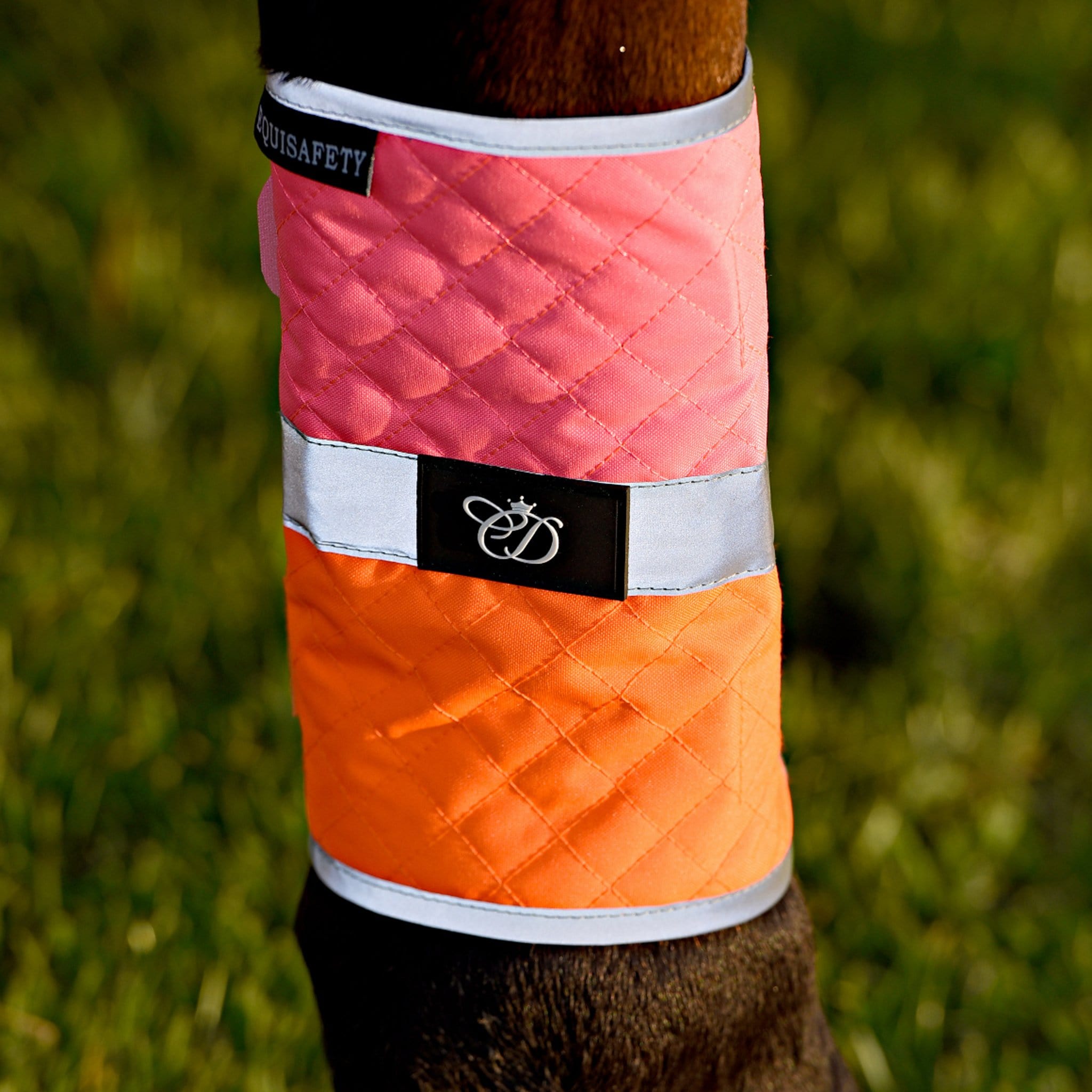 Equisafety Multi Coloured Hi Viz Leg Boots