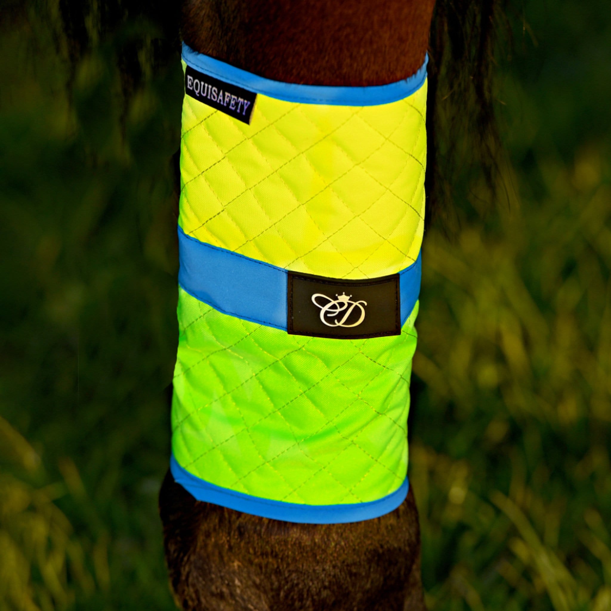 Equisafety Multi Coloured Hi Viz Leg Boots