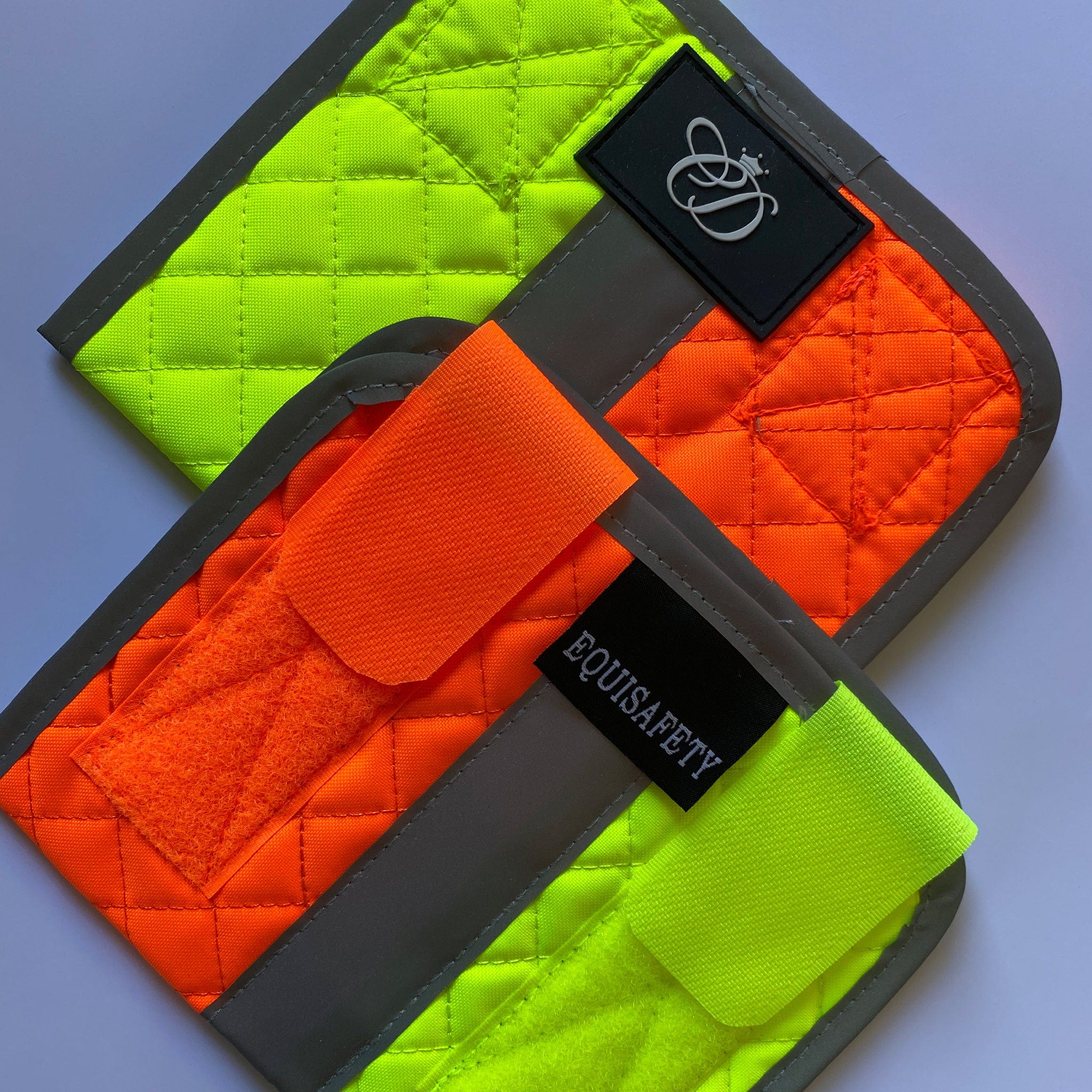 Equisafety Multi Coloured Hi Viz Leg Boots