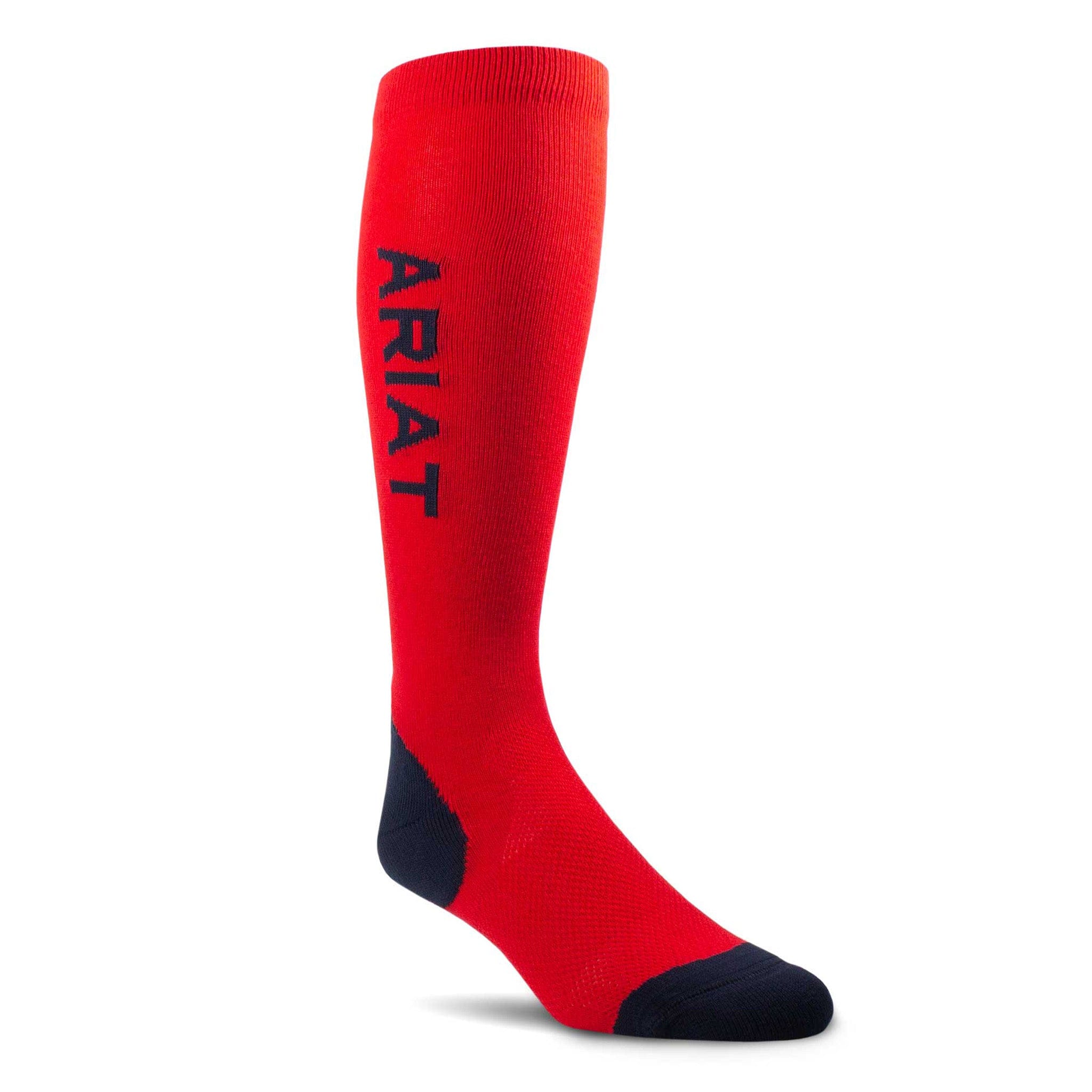 Ariattek Performance Riding Socks - Red And Navy