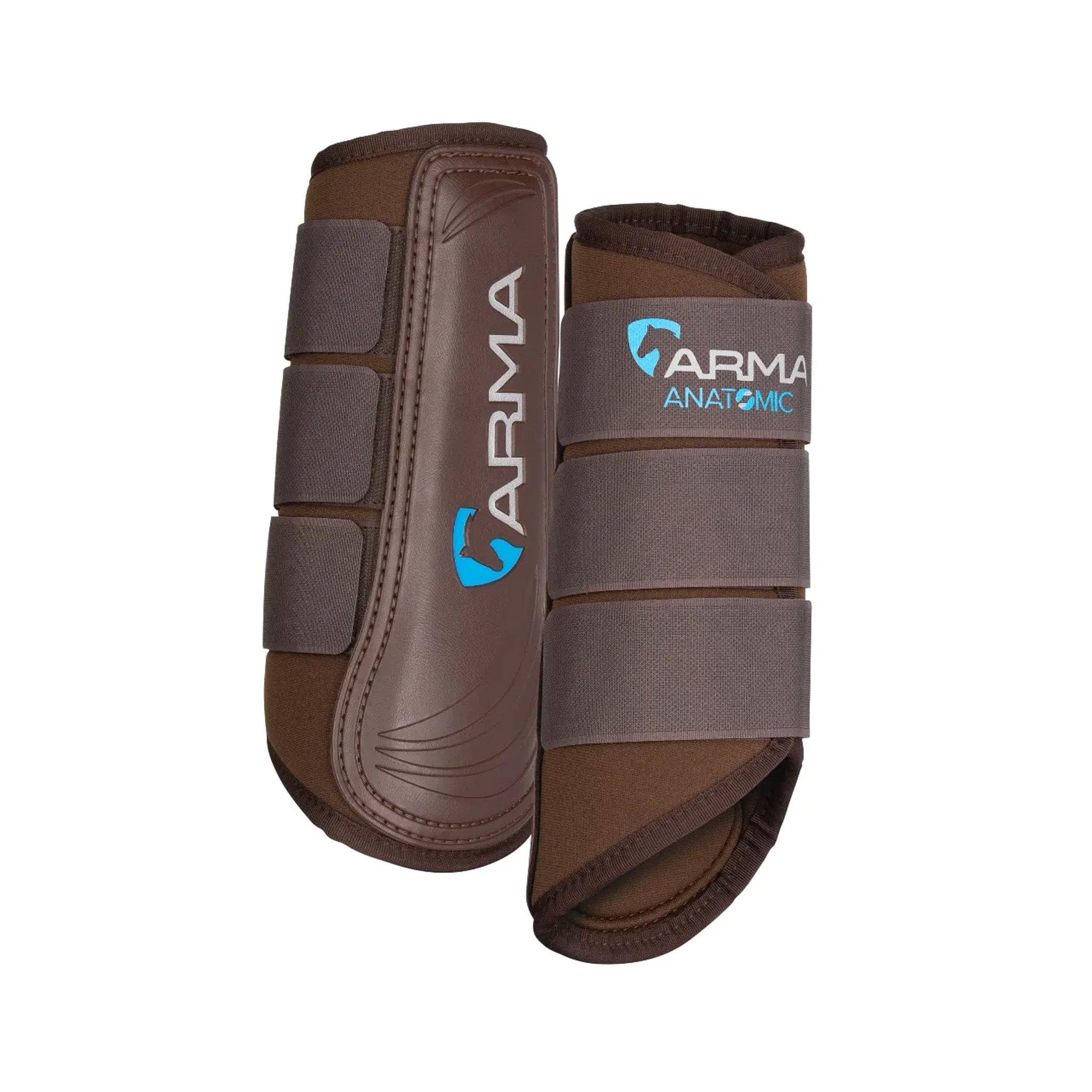 Arma Neoprene Brushing Boots - Pony · Brown