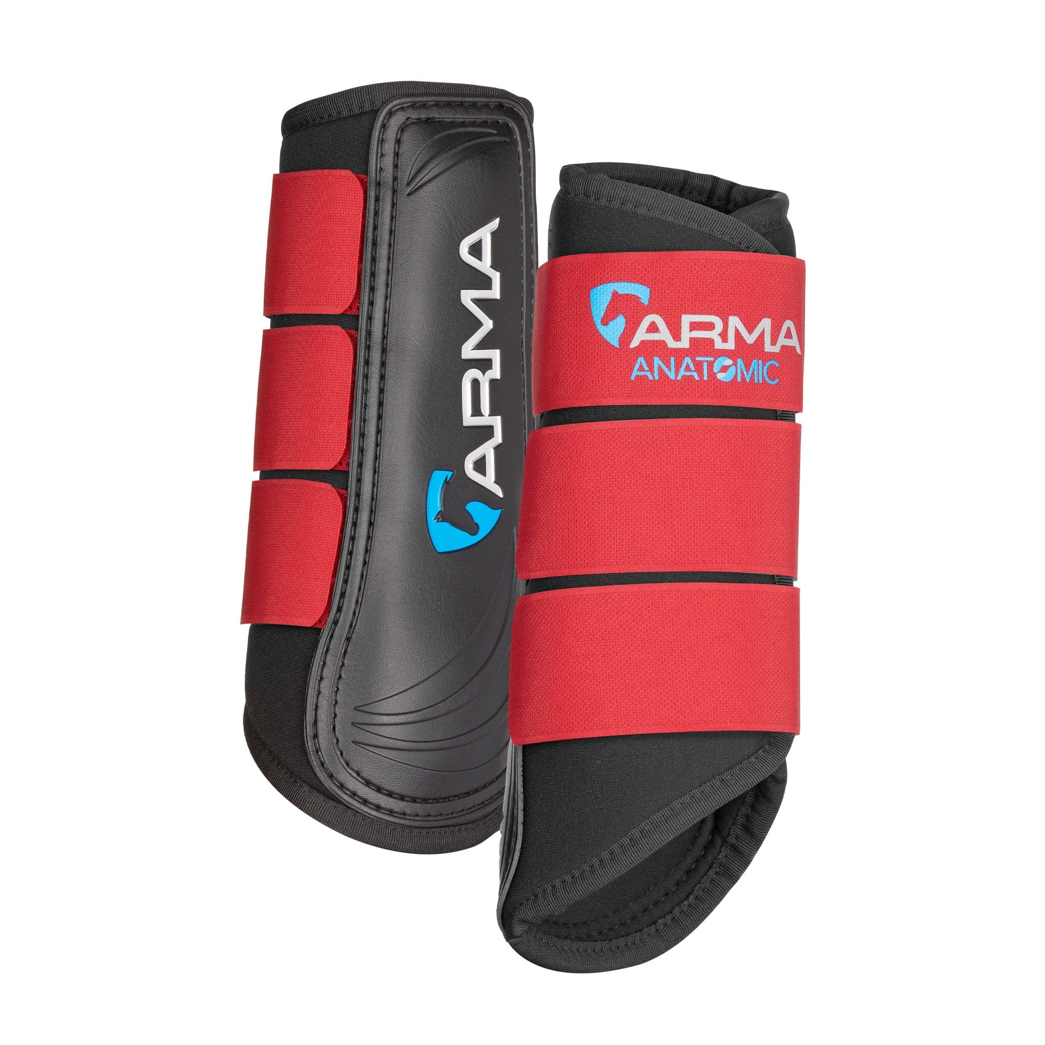 Arma Neoprene Brushing Boots - Pony · Deep Red