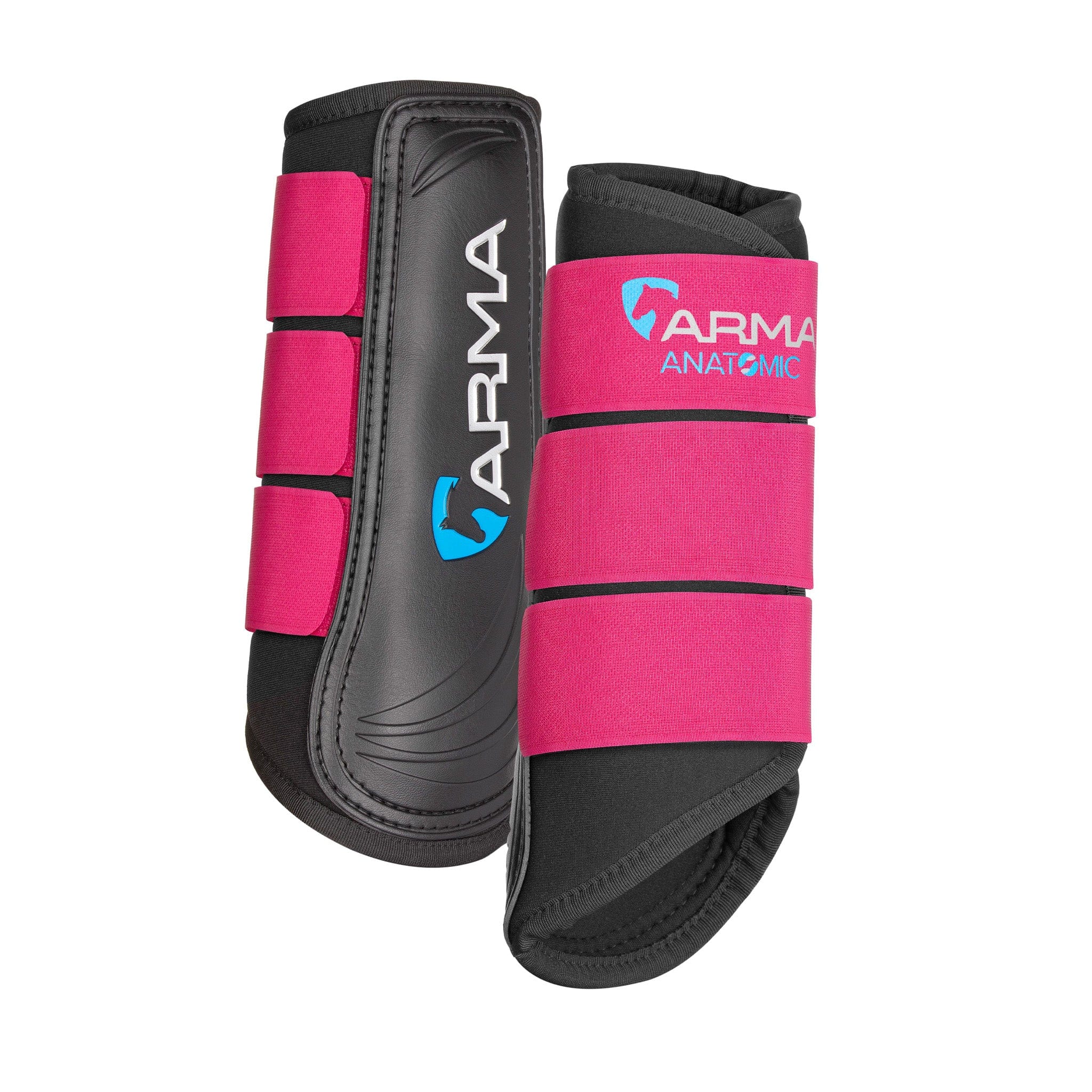 Arma Neoprene Brushing Boots - Pony · Raspberry Pink