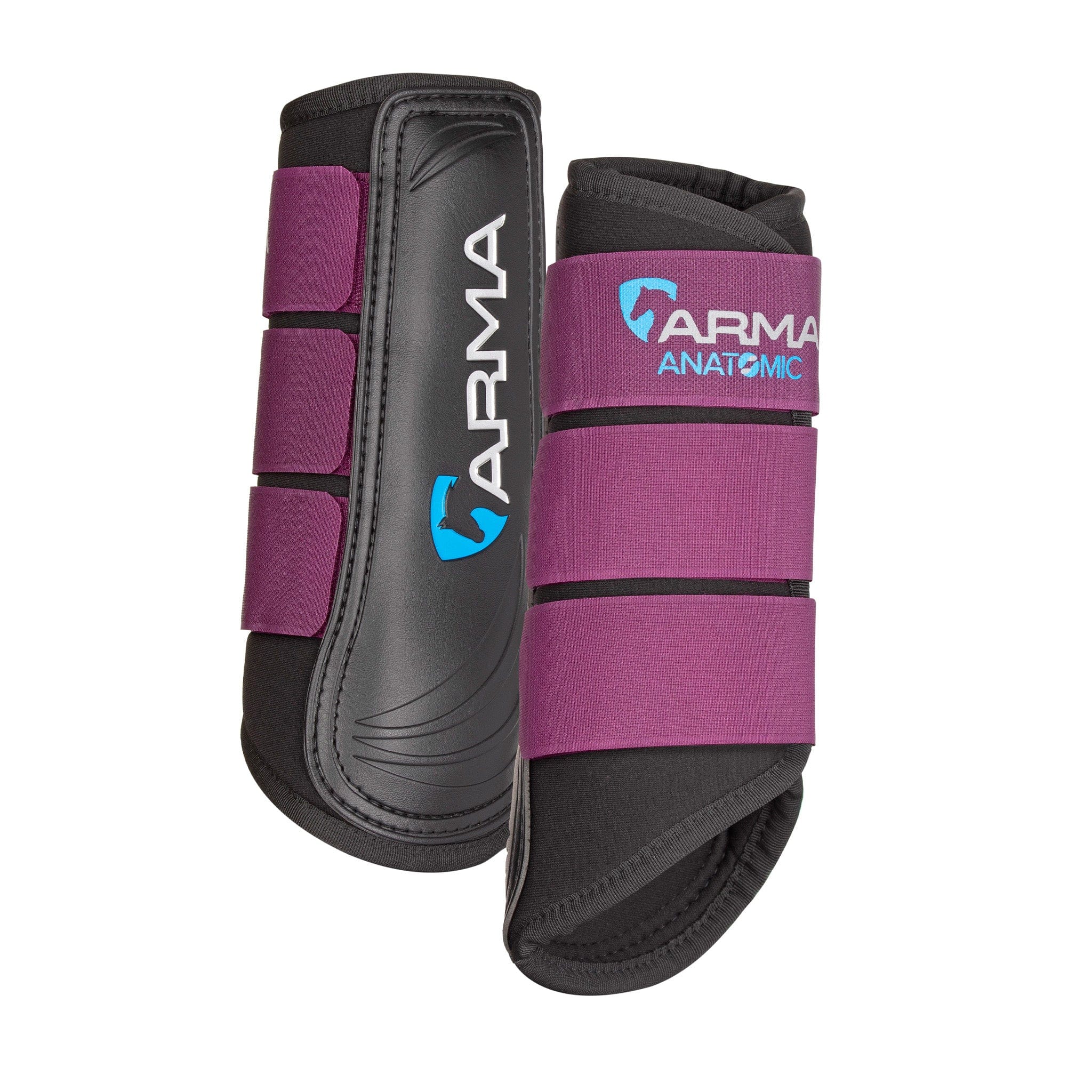 Arma Neoprene Brushing Boots - Pony · Plum