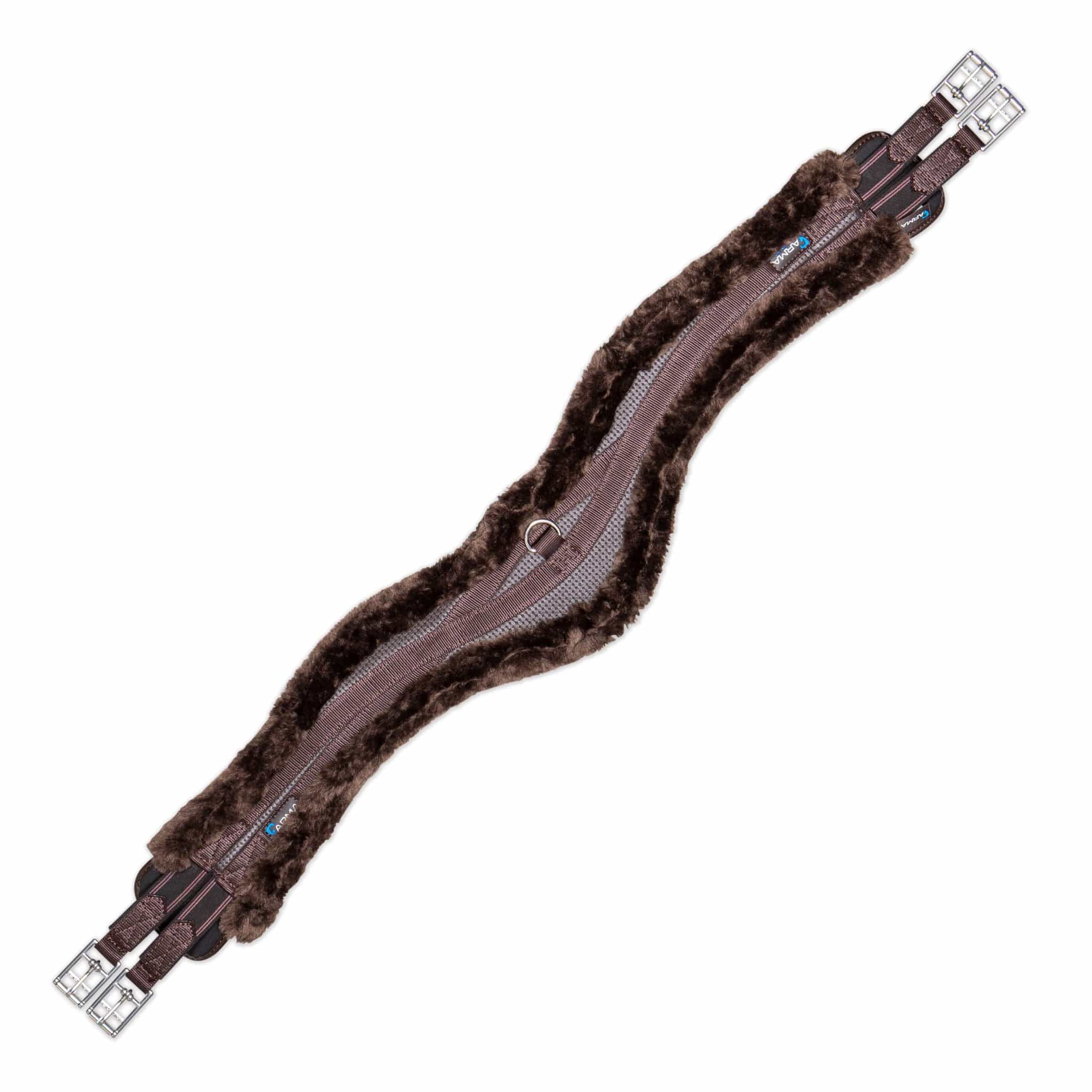 Arma Supafleece Anatomical Elastic Girth - 120cm (48") · Brown