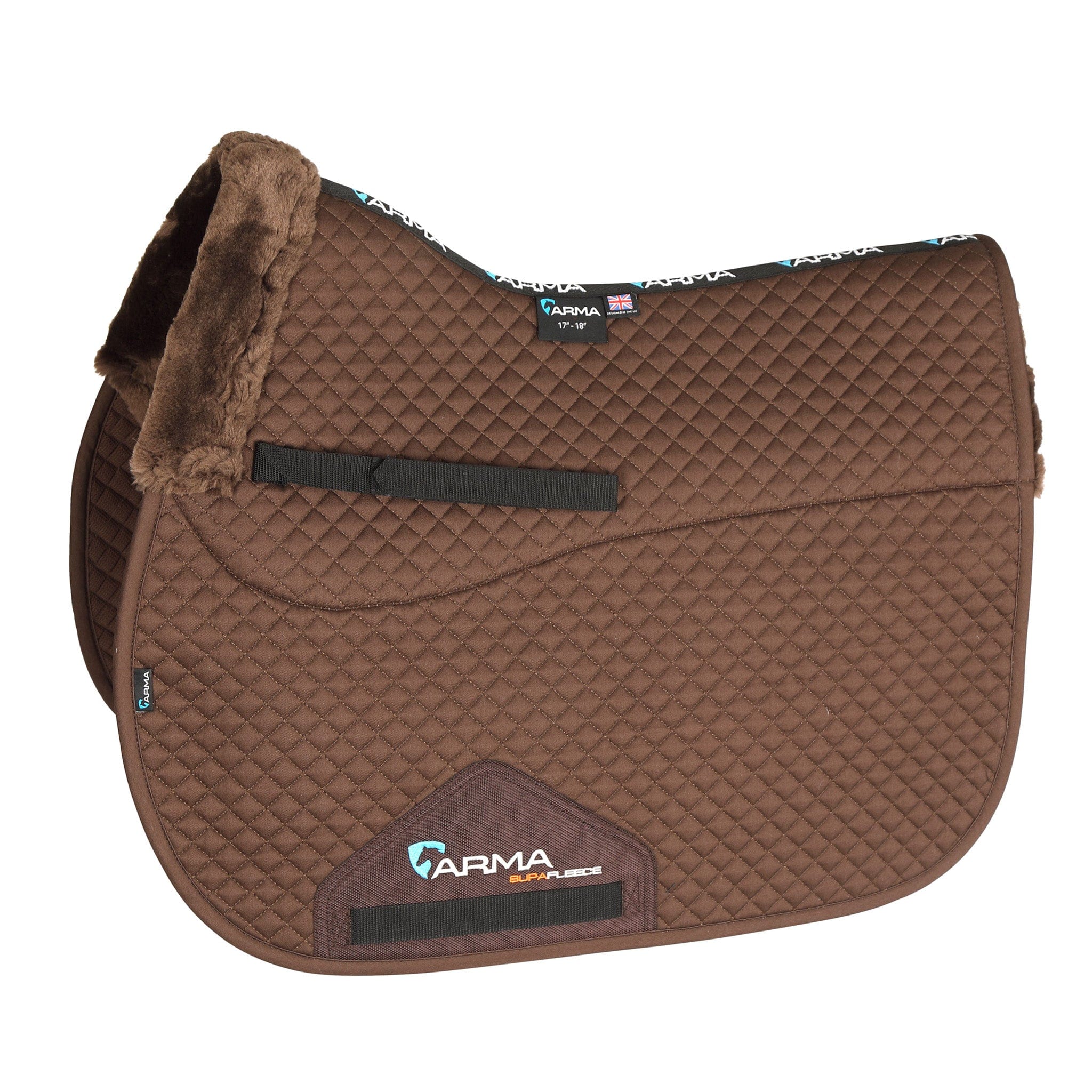 Arma Performance Supafleece Gp Saddle Pad - Brown