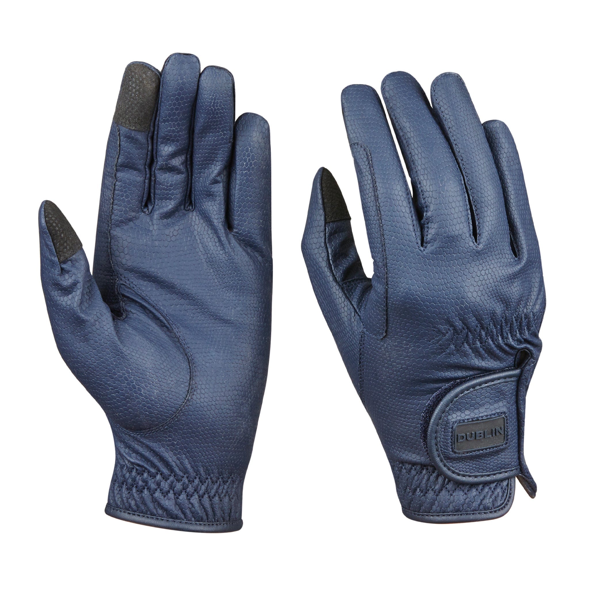 Dublin Everyday Touch Screen Compatible Riding Gloves - 8 · Navy