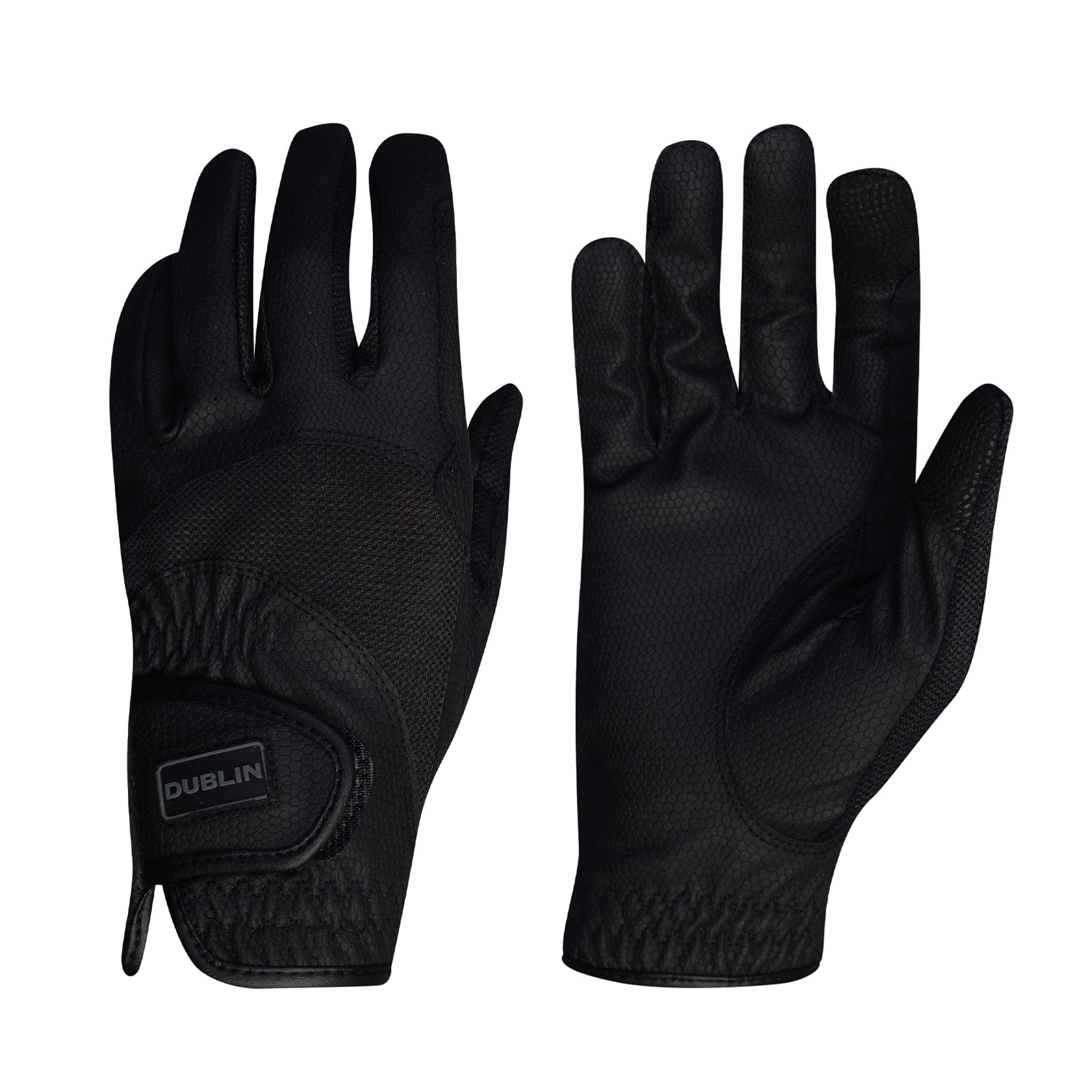 Dublin Mesh Panel Riding Gloves 1007087001 Black Pair