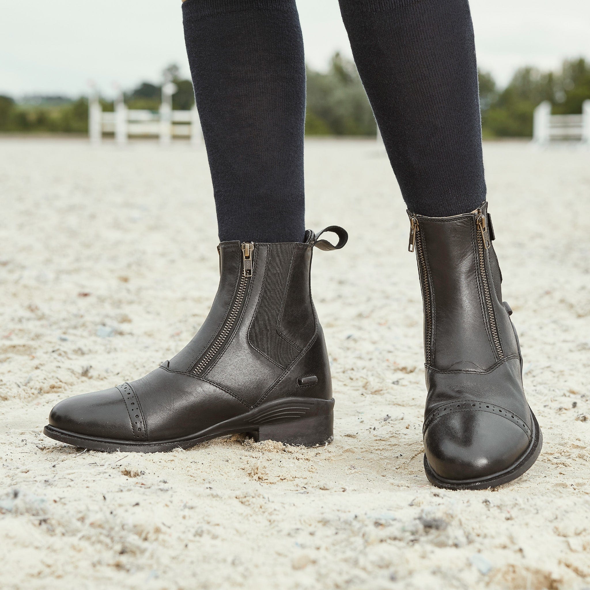 Dublin Evolution Double Zip Front Paddock Boots